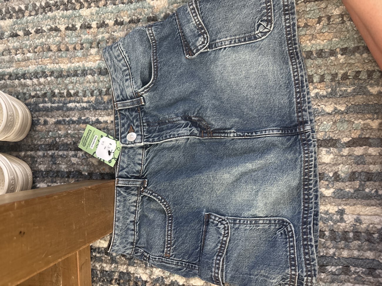 Denim skirt bought at Barnardo's for £3.00