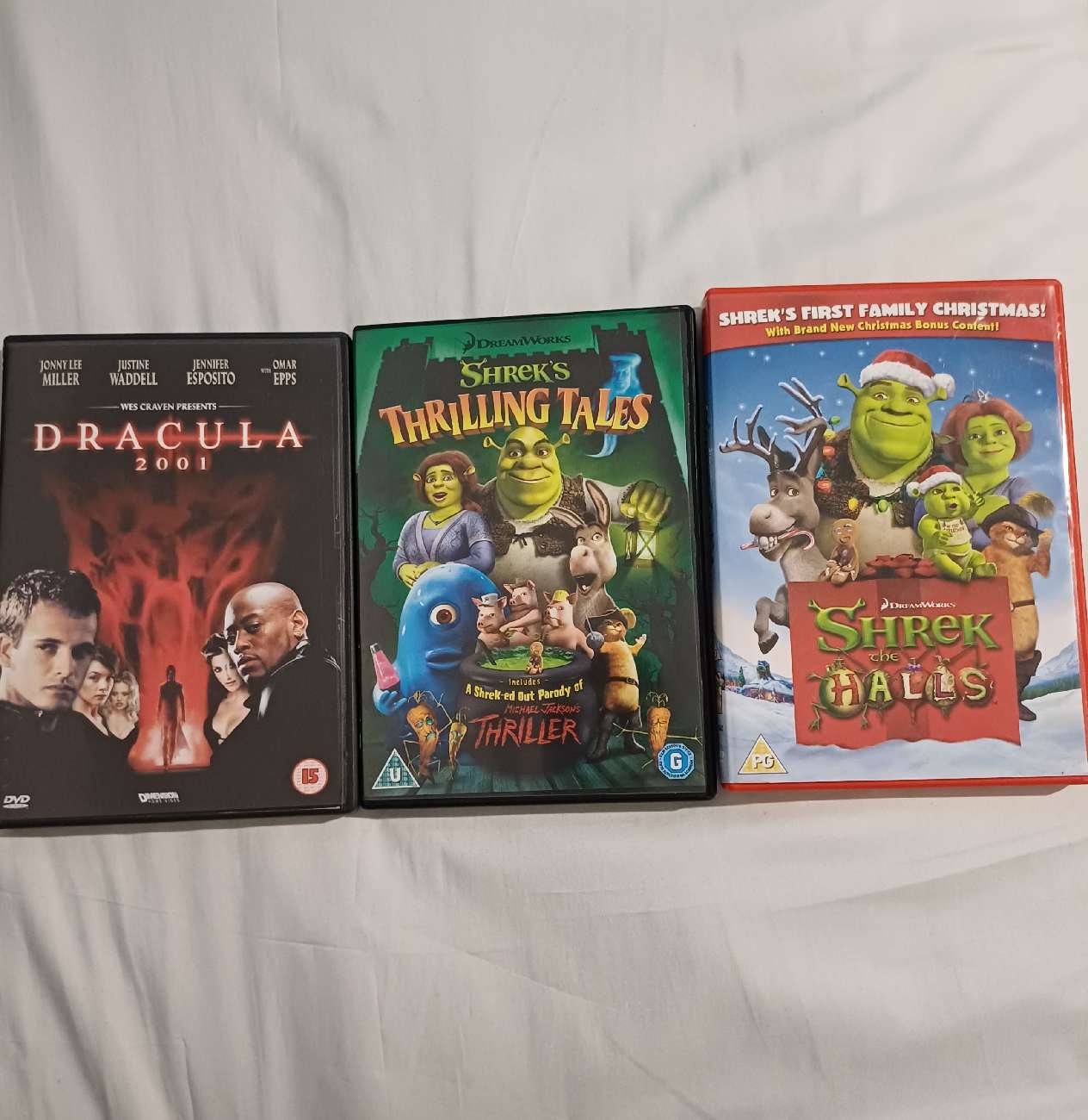 DVDs from my mini holiday, from 3 shops. TASM was sealed. all in fantastic condition x bought at Mind for £3.00