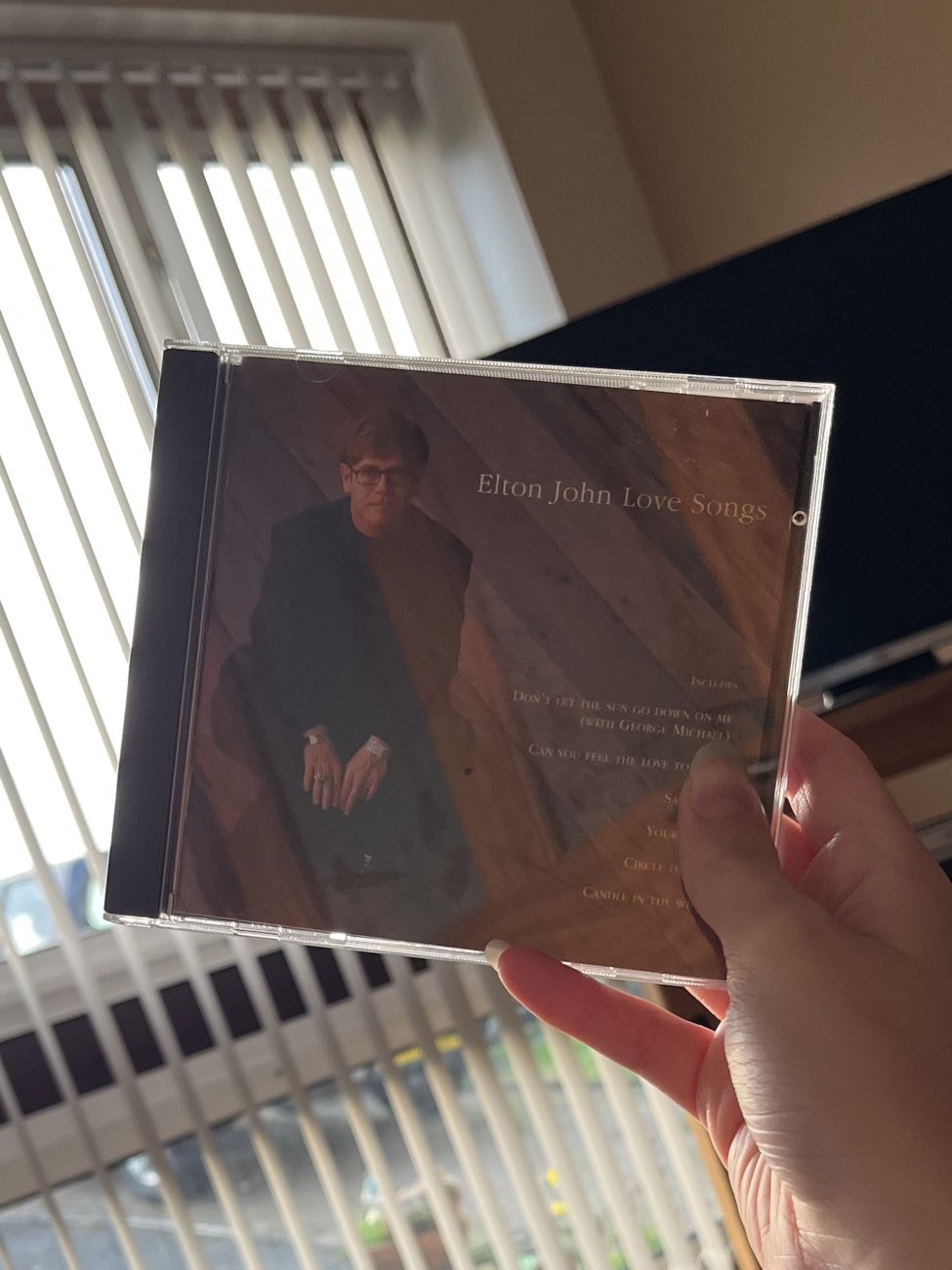 Elton John cd bought at Hope House Llandudno Shop for Β£0.50