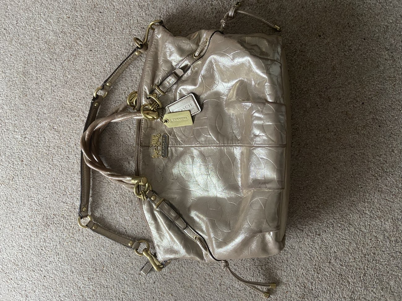 Real coach bag! bought at Princess Alice Hospice for £5.00