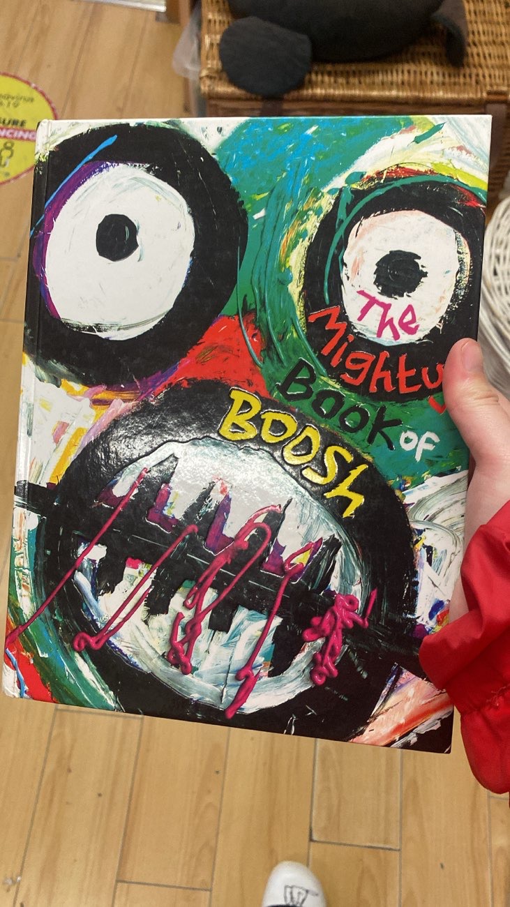 Mighty Boosh book bought at Vincent's Cabra for €2.50
