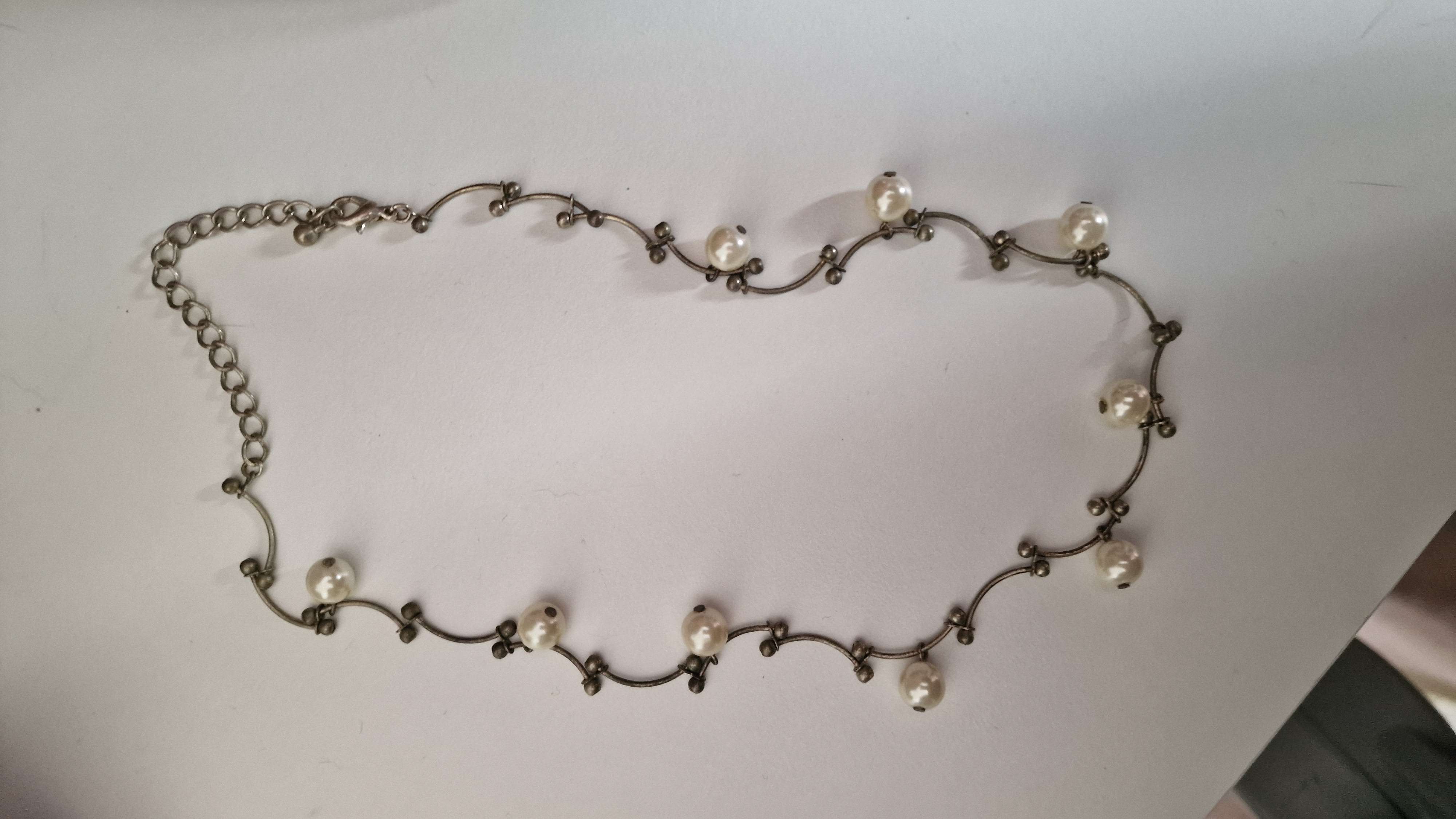 Silver necklace bought at Save the Children for £1.50