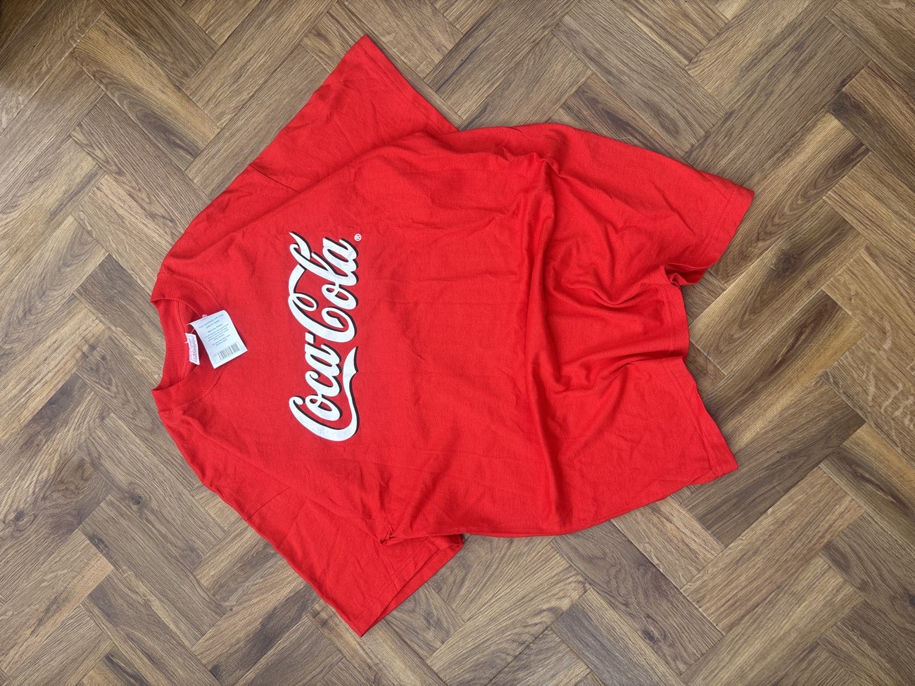 Vintage Screen Stars Coca-Cola T-Shirt bought at Blue Cross charity shop, Bromsgrove for £4.00