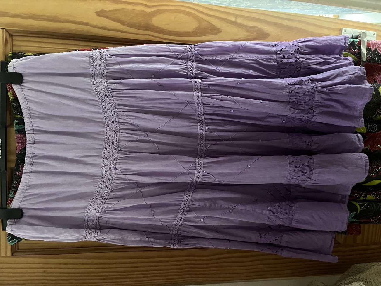 Purple Ombré Skirt bought at A47 Car Boot Sale for £1.50