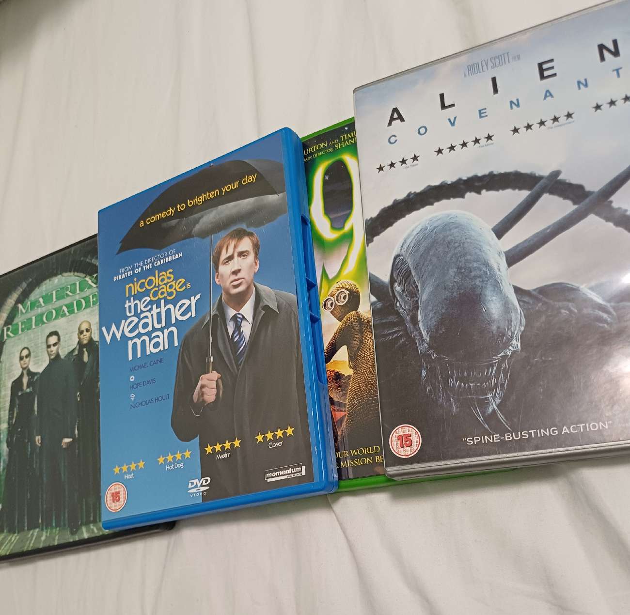 More DVDs from my holiday up Skegness, plus TDKR from Lincoln St Barnabas x product bought at Age UK Charity Shop for £5.00