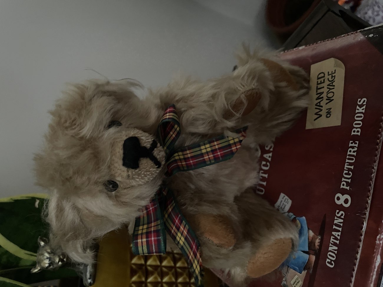 Moveable limbs vintage teddy bear 50p! bought at Bowlee Car Boot Sale and Market for £0.50