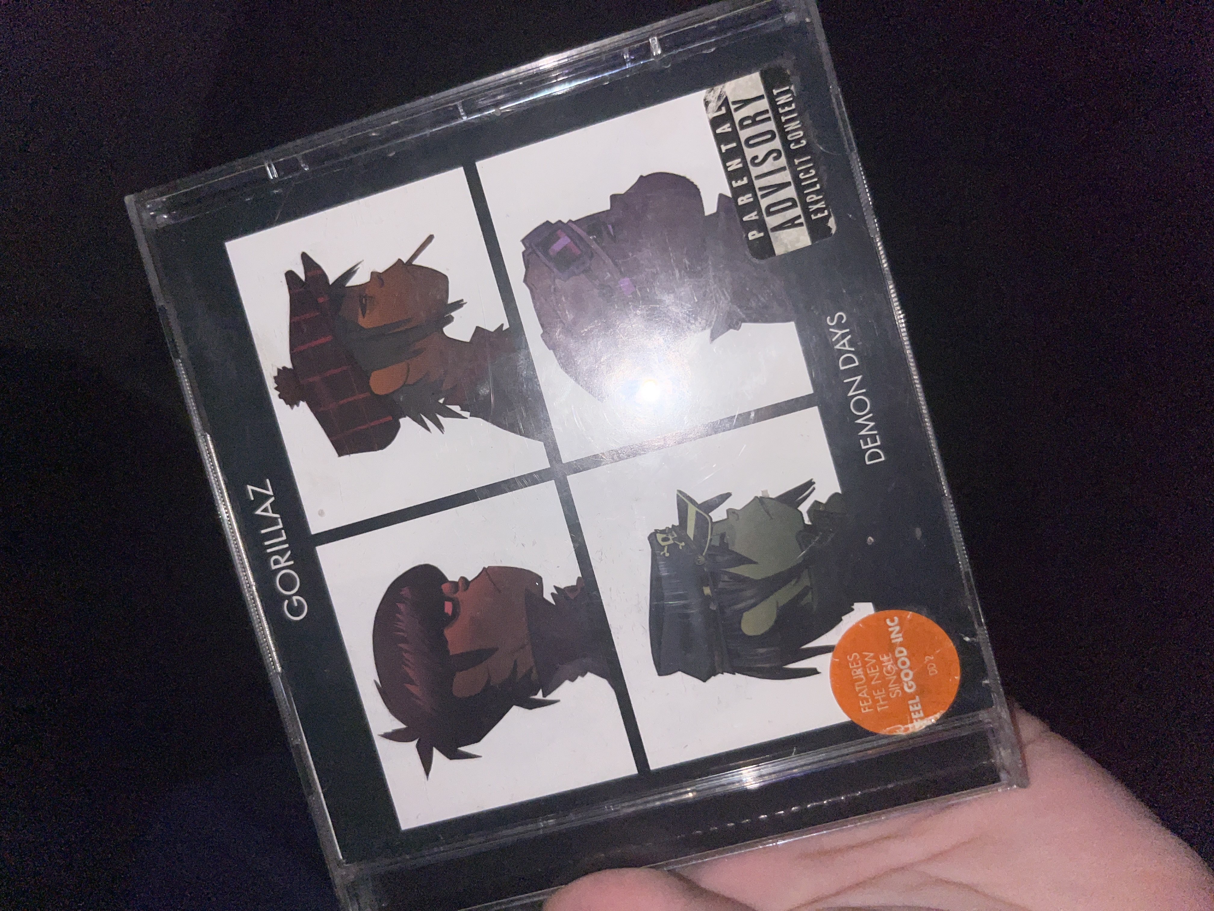 gorillaz cd I found 1-2 months back ? it was a good find though and I was really happy with it! bought at Barnardo's for Β£1.50