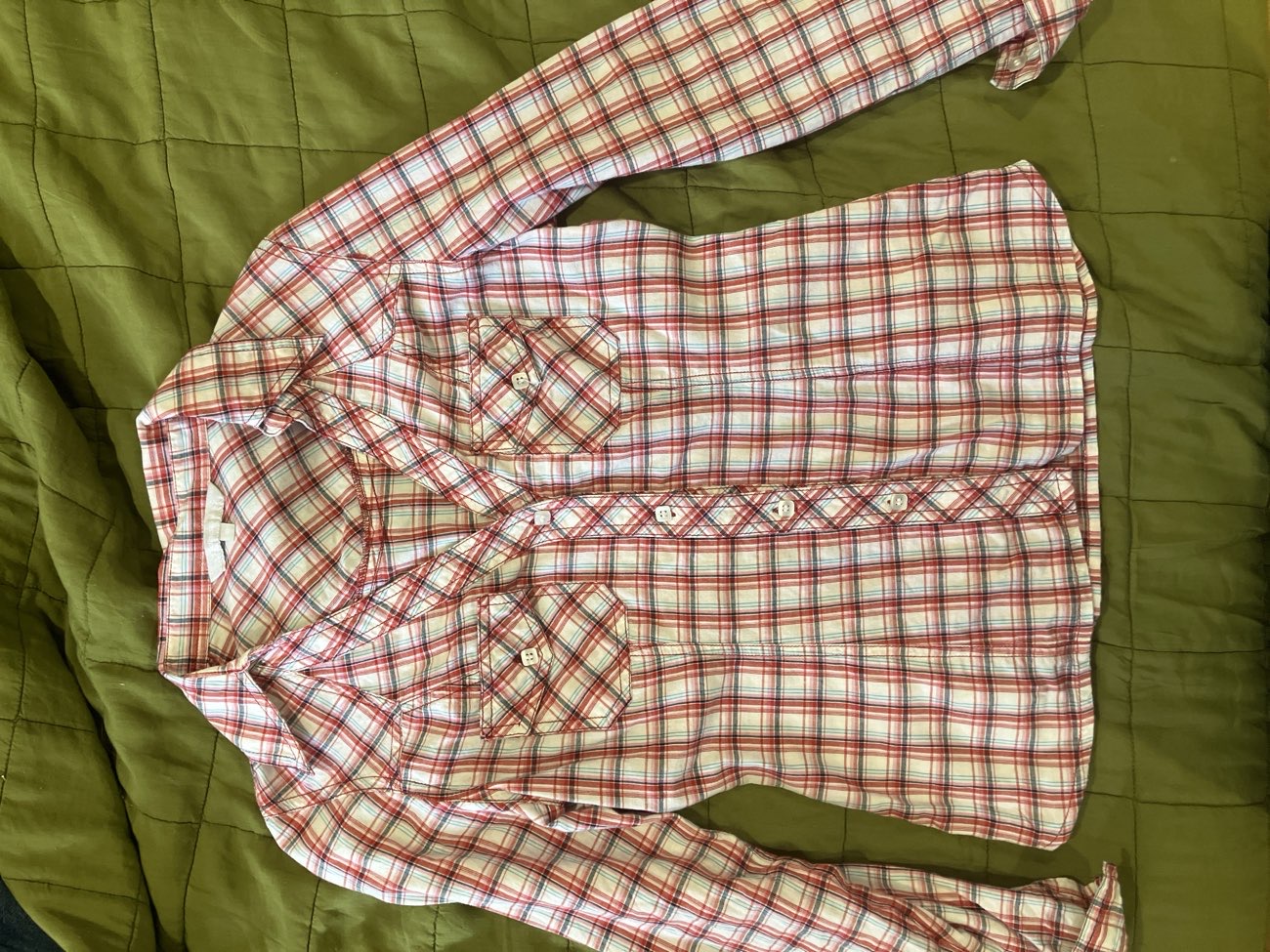 Red herring button down top 🧡 bought at Dogs Trust for £8.50