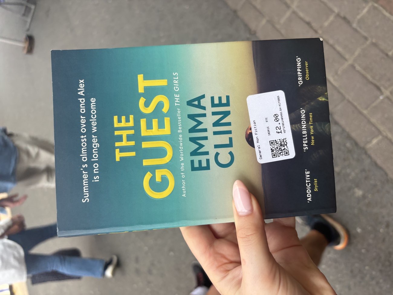 The Guest by Emma Cline bought at British Heart Foundation for £2.00