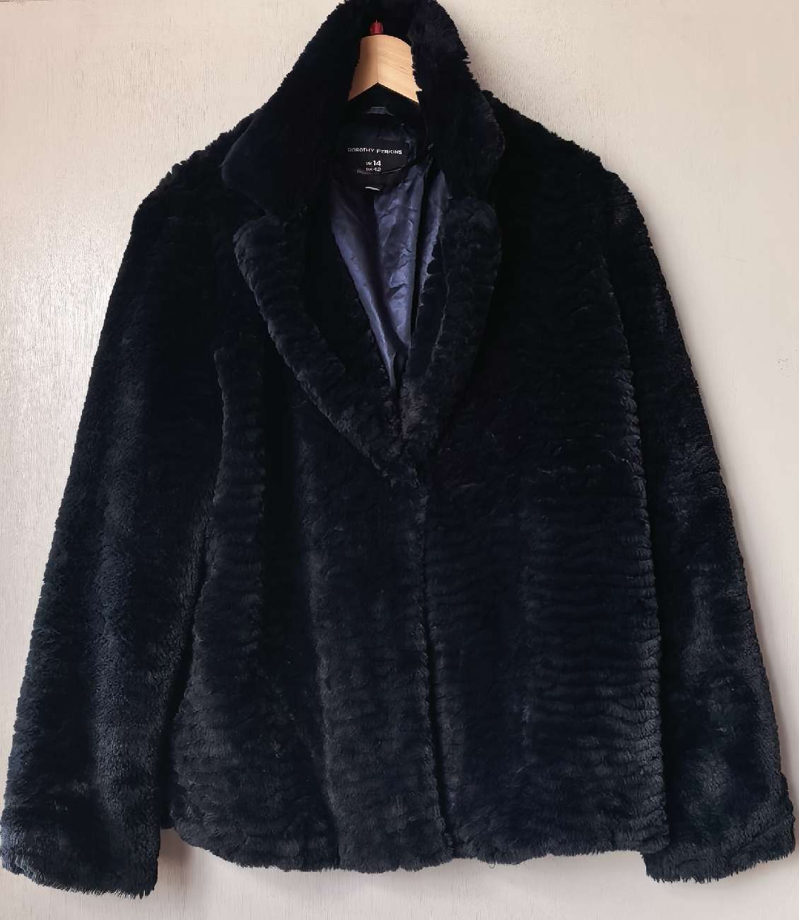 Dorothy Perkins Faux Fur Jacket bought at British Heart Foundation for £15.00