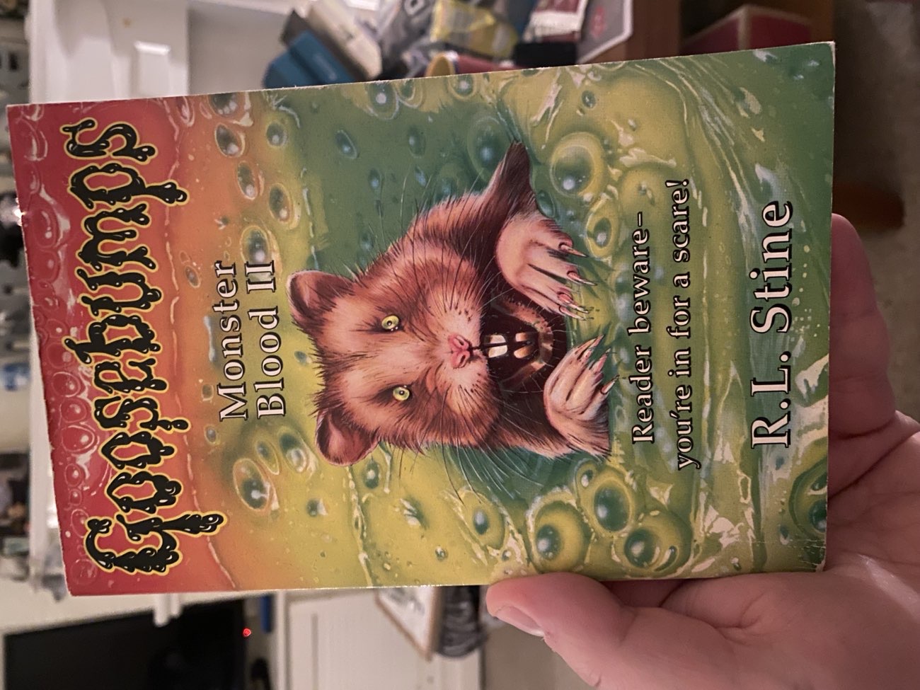 Goosebumps Monster Blood 2 product bought at St Oswald's Hospice for £0.50