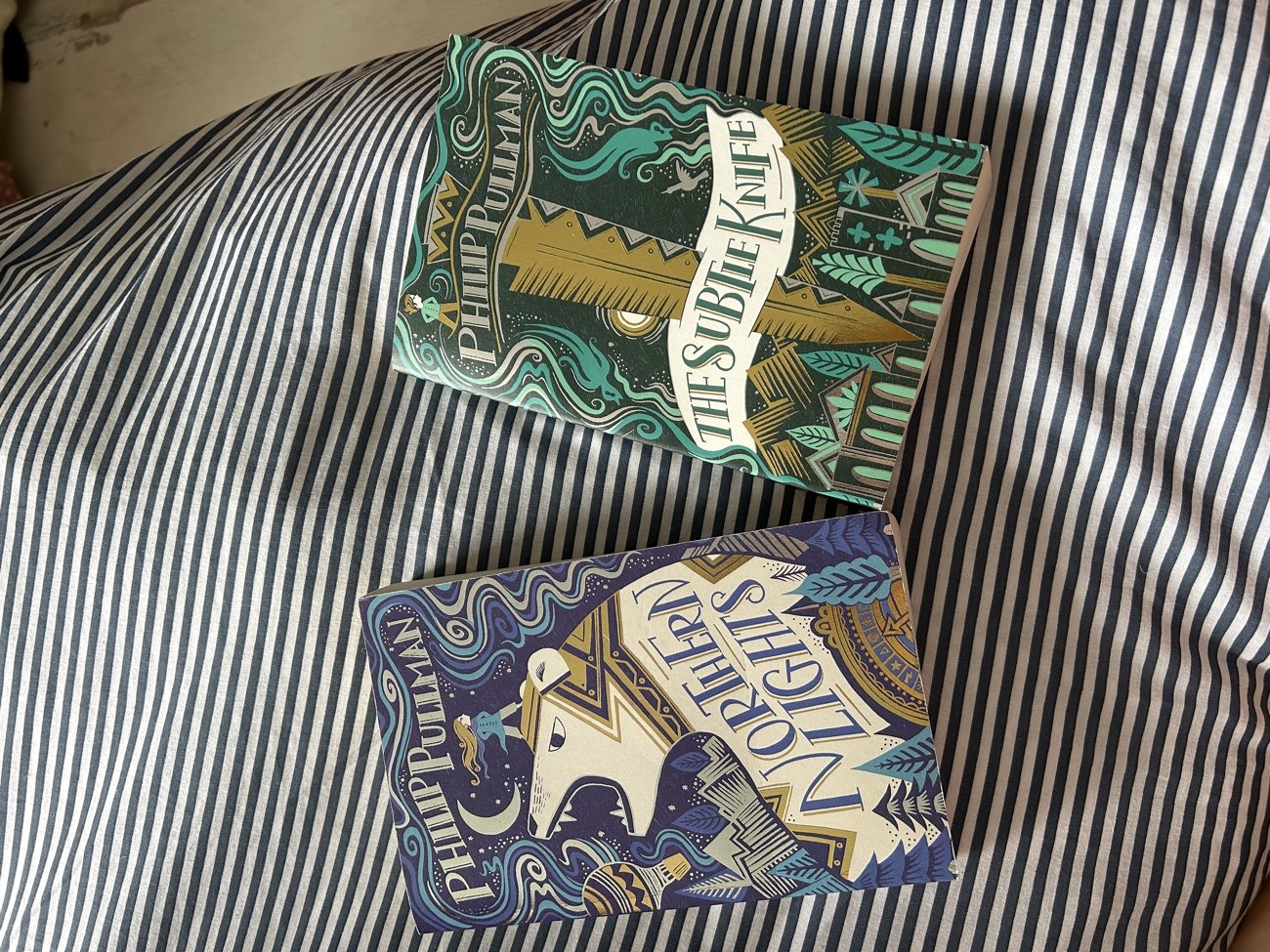 Northern Lights and The Subtle Knife gift edition books bought at British Red Cross for £3.00