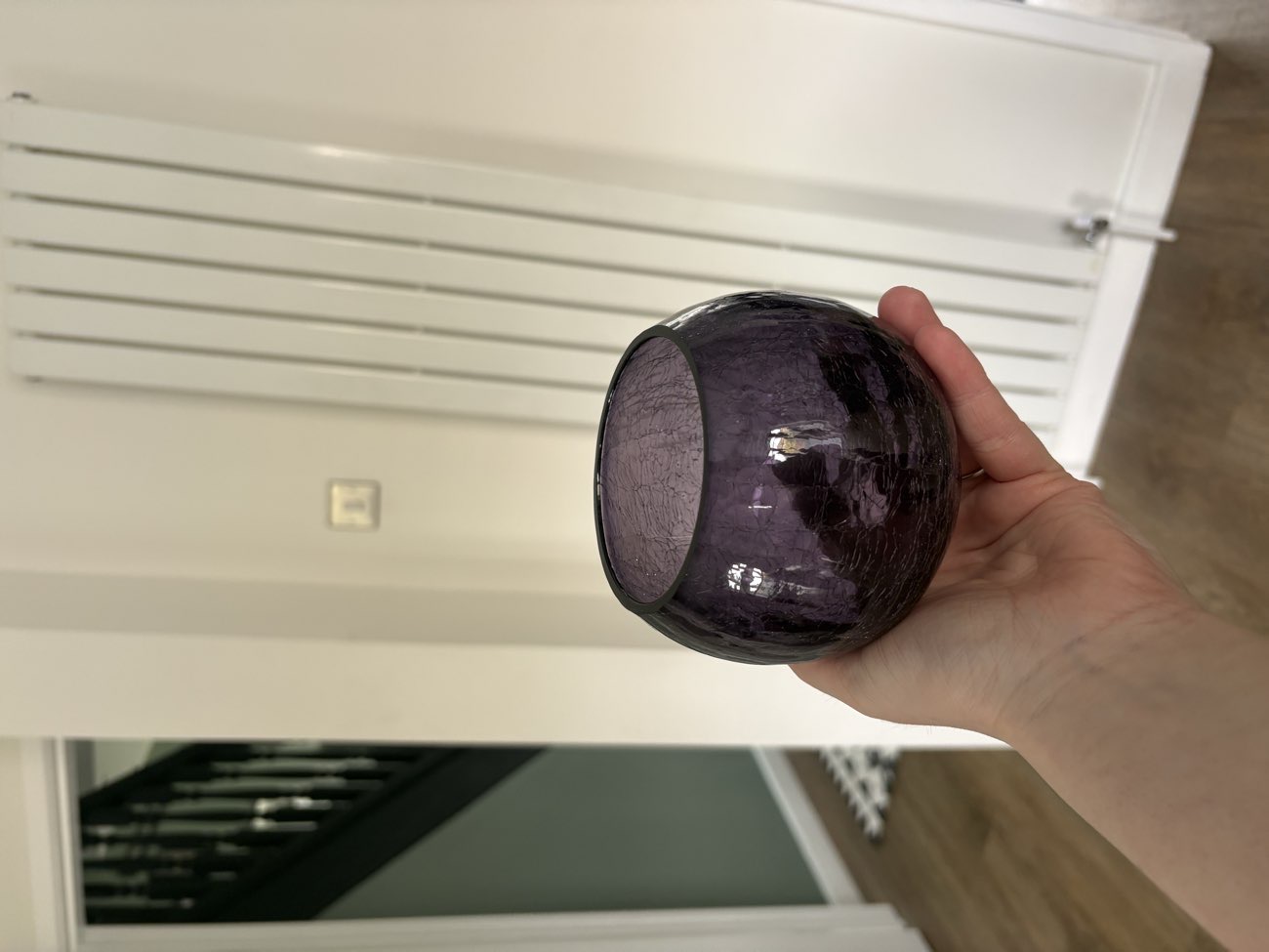 Whimsical Purple Tealight Holder product bought at British Heart Foundation for £1.00
