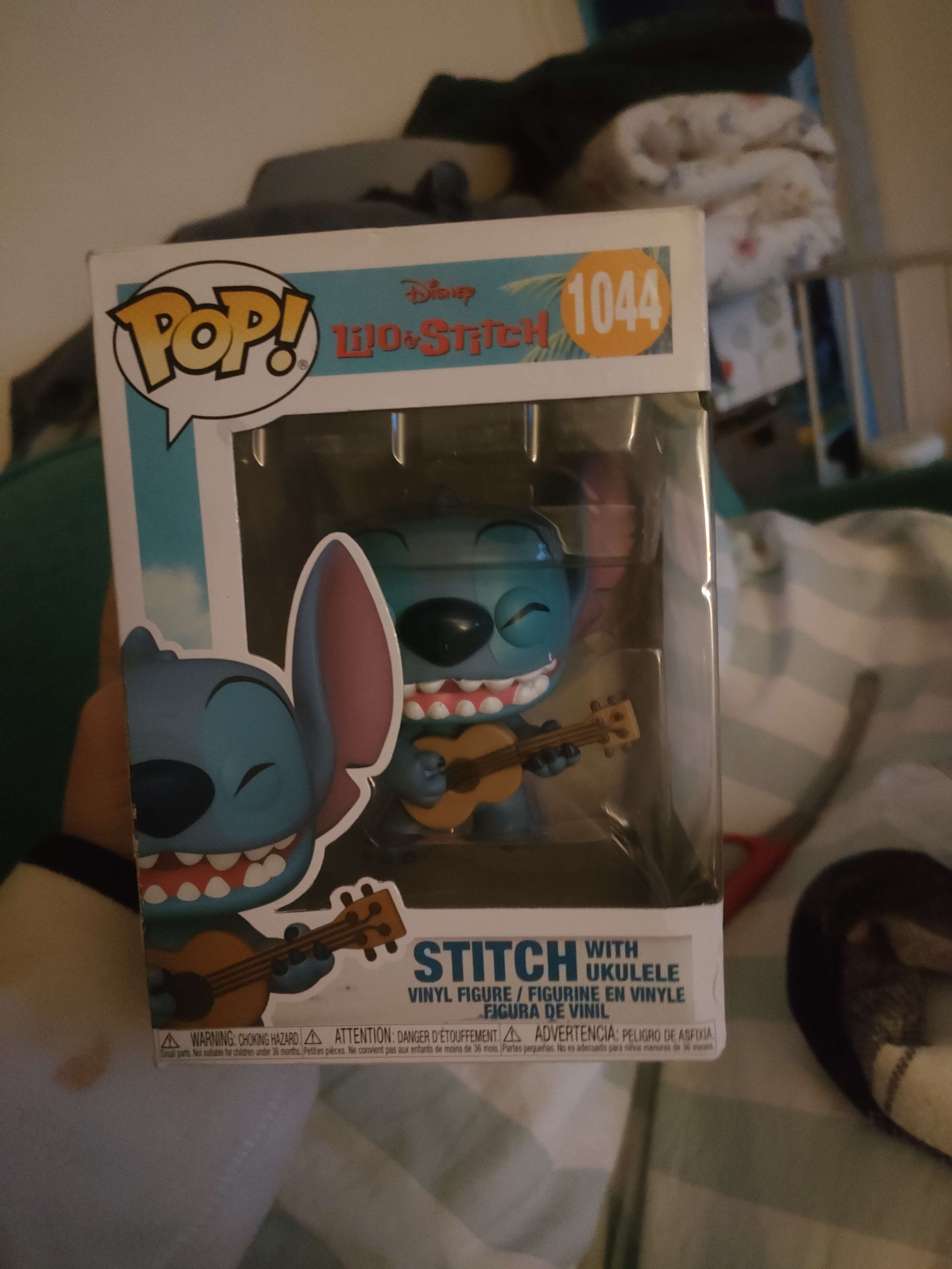 Funk pop Stitch bought at West Lothian Foodbank Charity Shop for £4.50