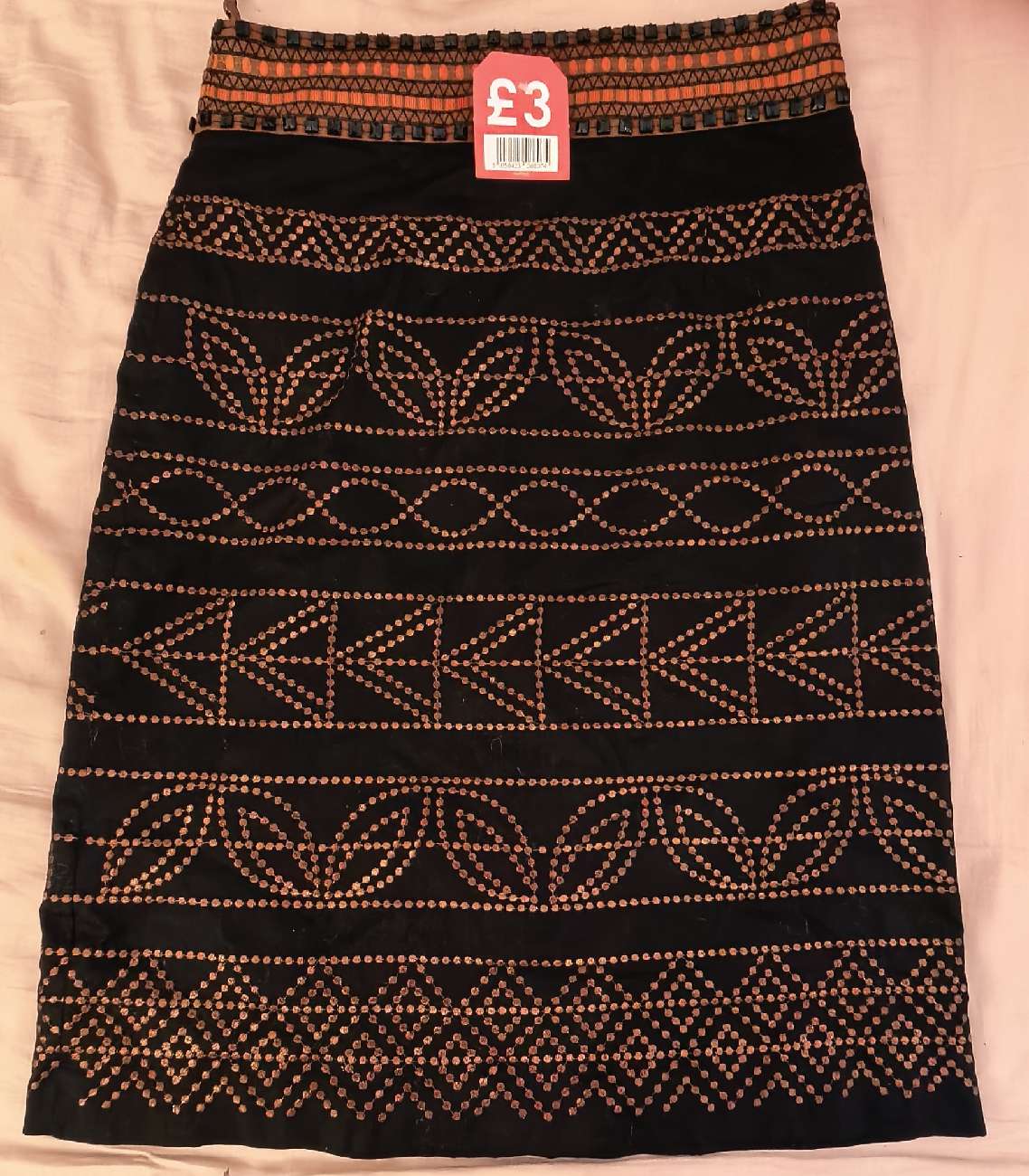 Monsoon pattern skirt bought at British Heart Foundation for £3.00