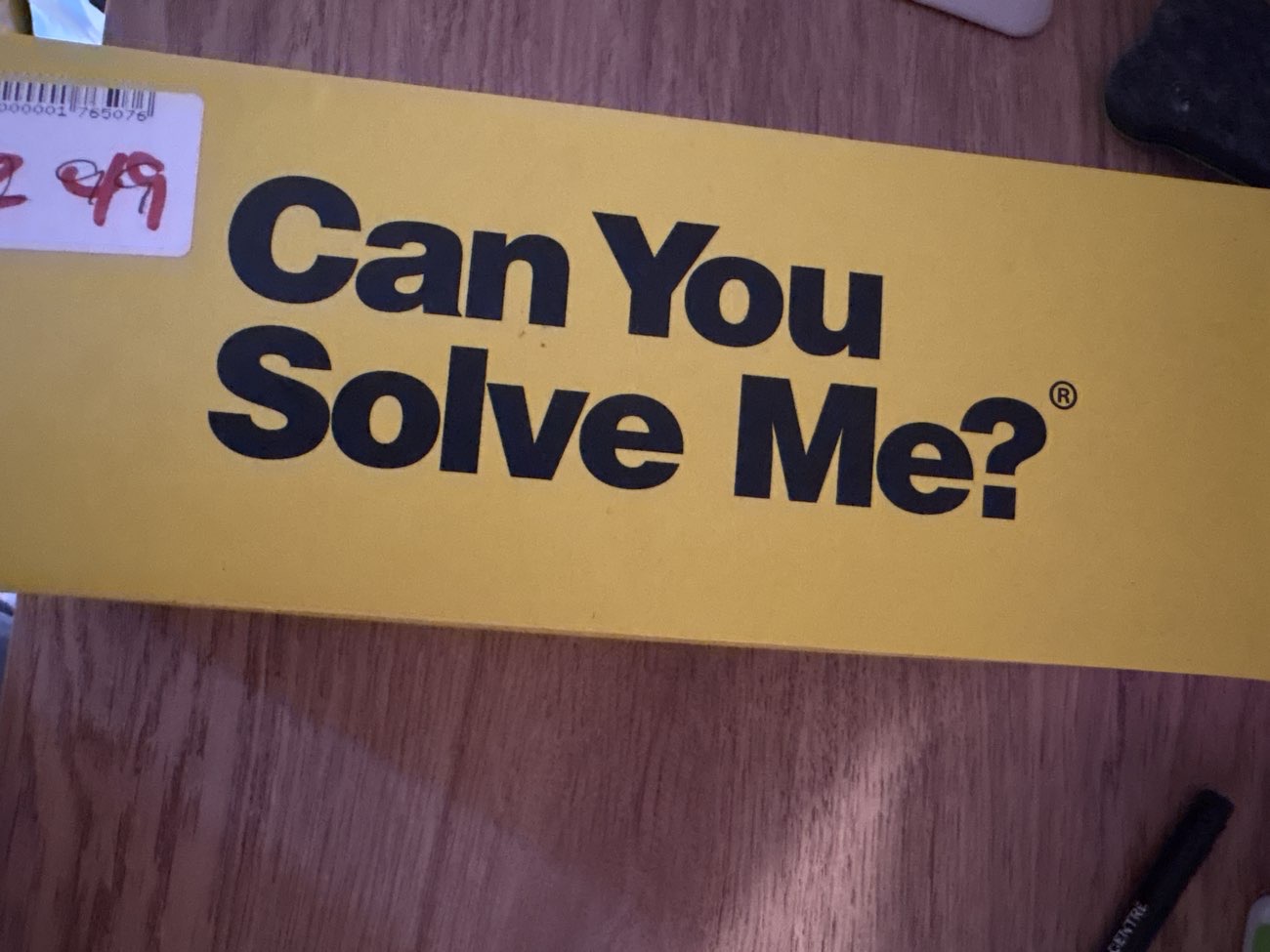 Can you solve me game (all peices inside) bought at British Heart Foundation for Β£2.50