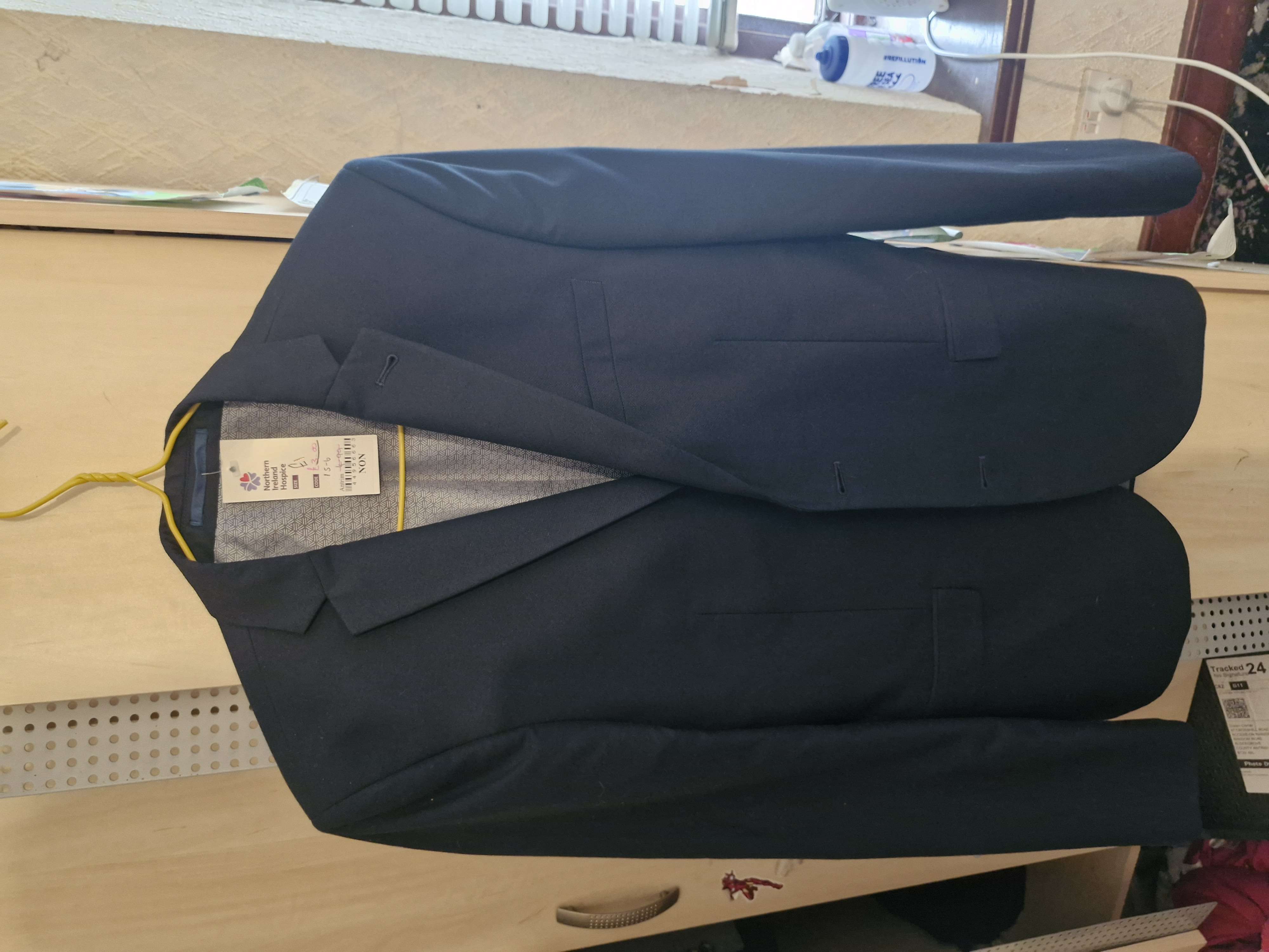 Suit blazer bought at NI Hospice Shop for £1.00