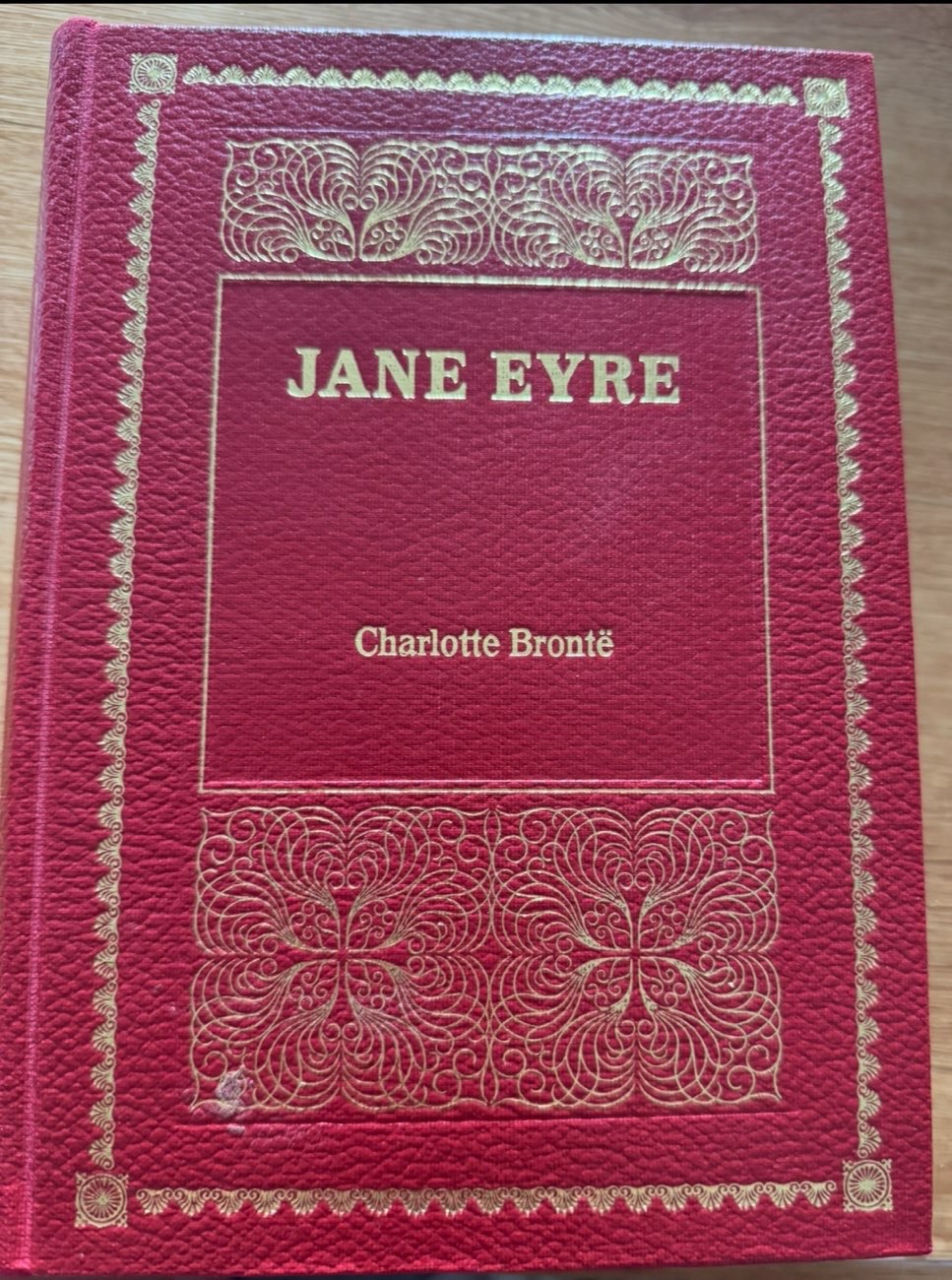 Hardcover copy of Jane Eyre by Charlotte Brontë product bought at Saint Francis Hospice for £1.00