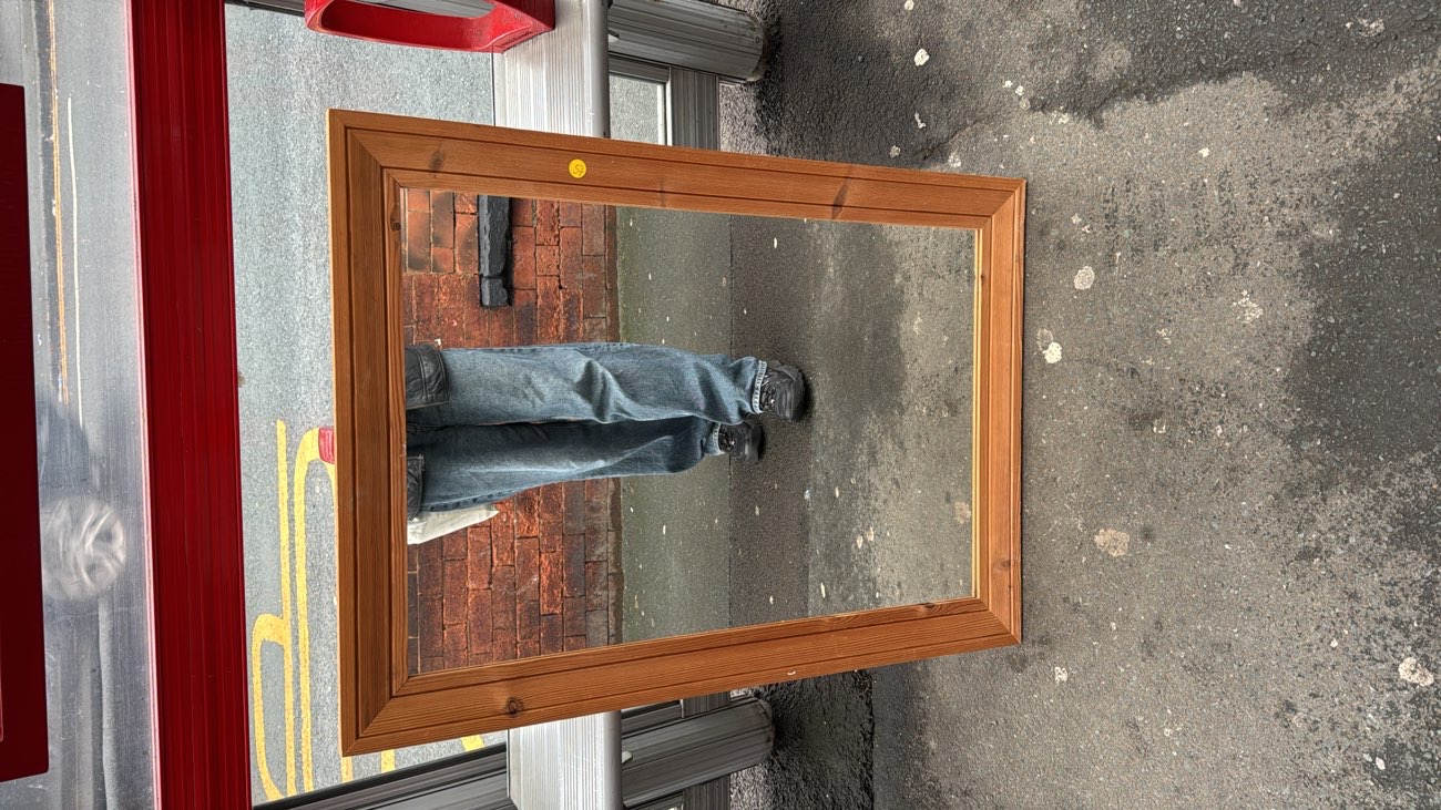 mirror (soon to be smashed for a photoshoot) product bought at Revive Reuse CIC for £5.00