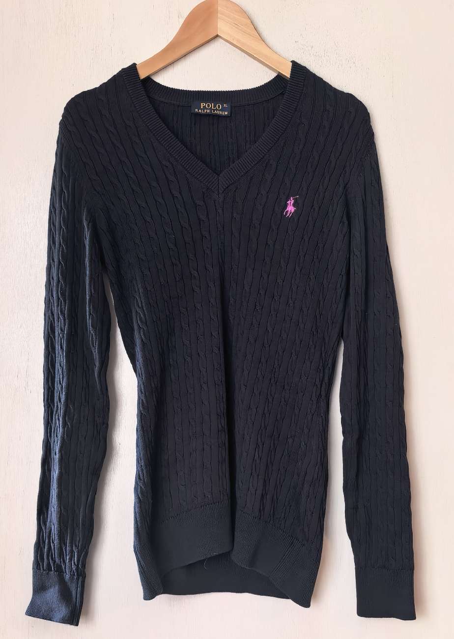 Polo Ralph Lauren Navy Blue Jumper bought at Martlets Hospice for £6.00