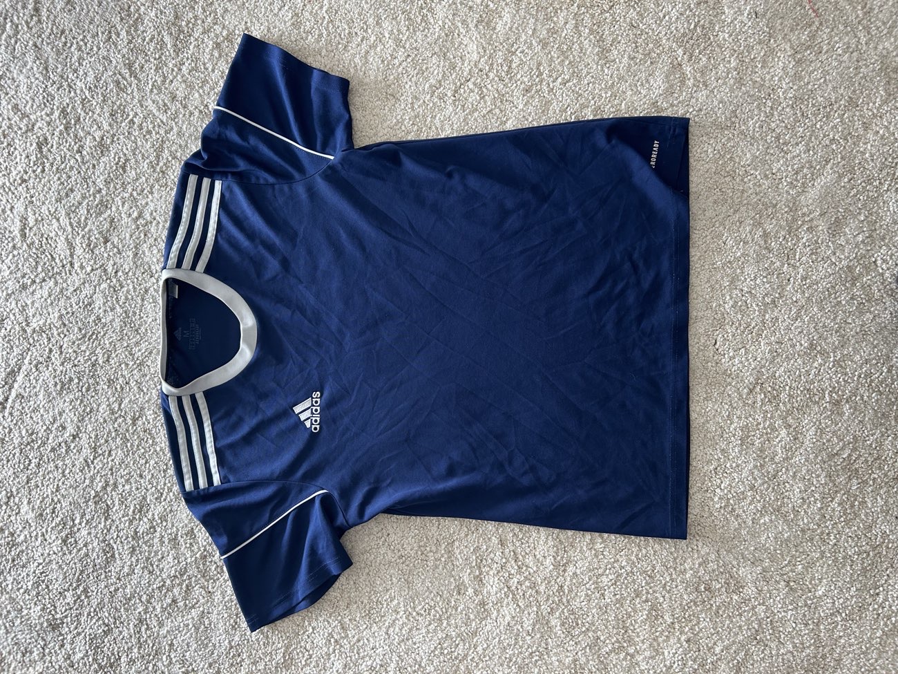 adidas t shirt bought at Oxfam Shop for £5.00