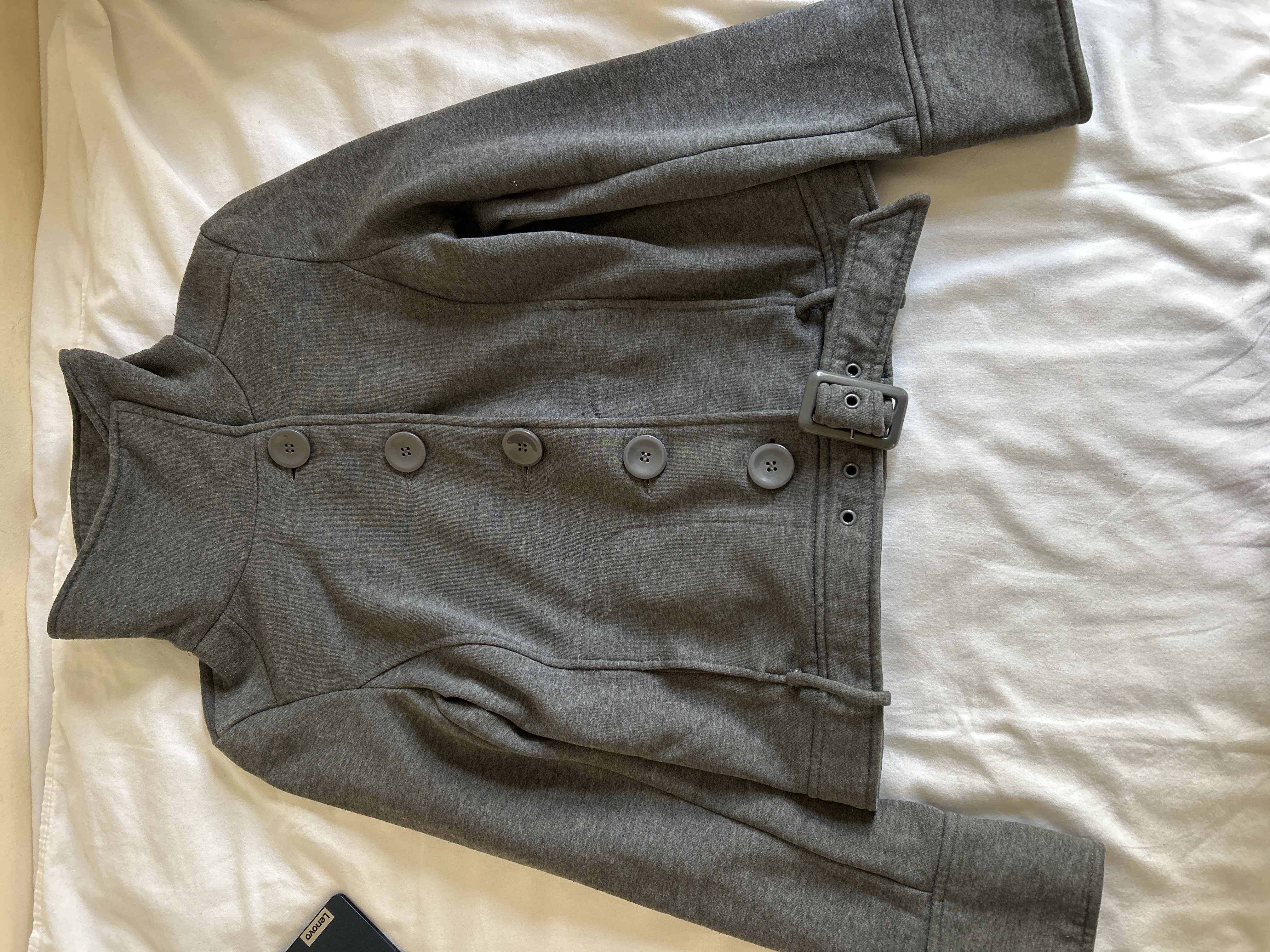 insane pea coat/ button jacket.  so comfy and cute. still in awe of this find!! product bought at St Margaret's Hospice Shop for £4.50