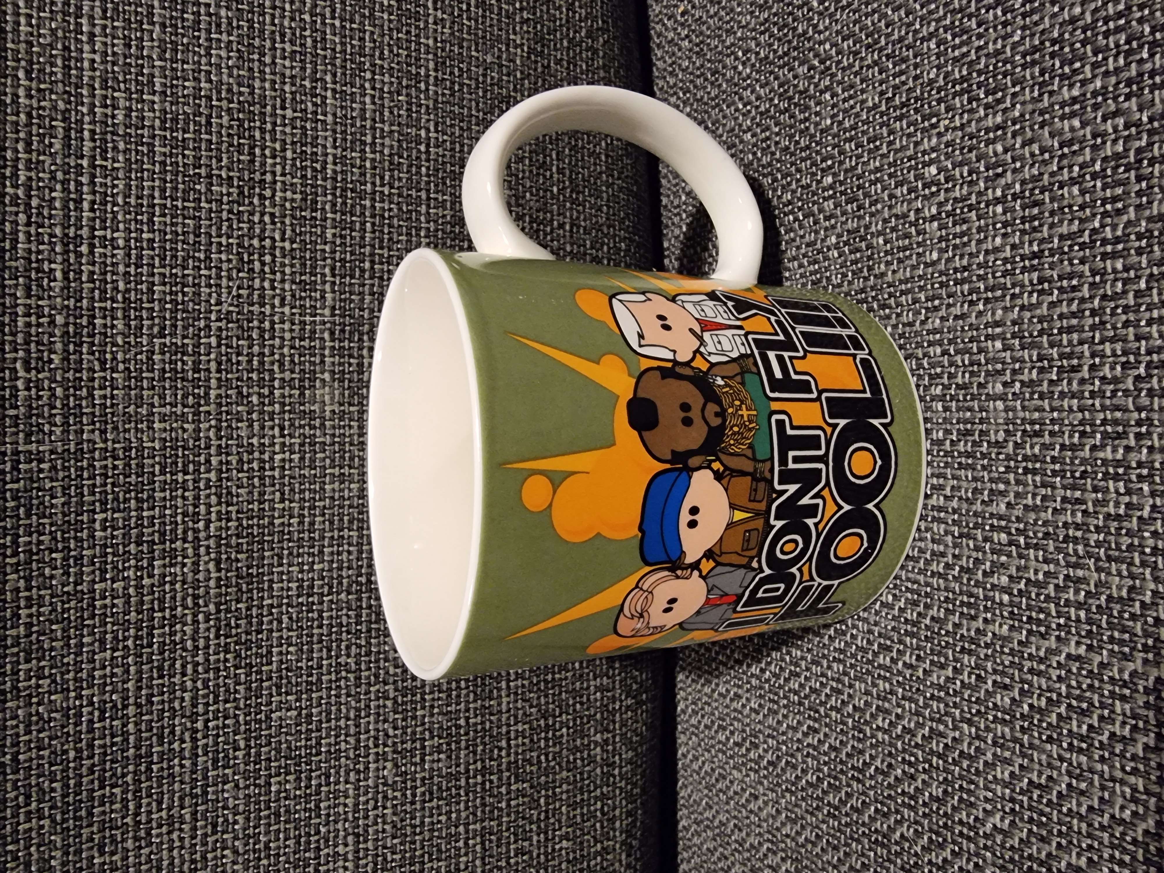 Weenicons - I Don't fly Fool mug bought at British Red Cross for £1.00