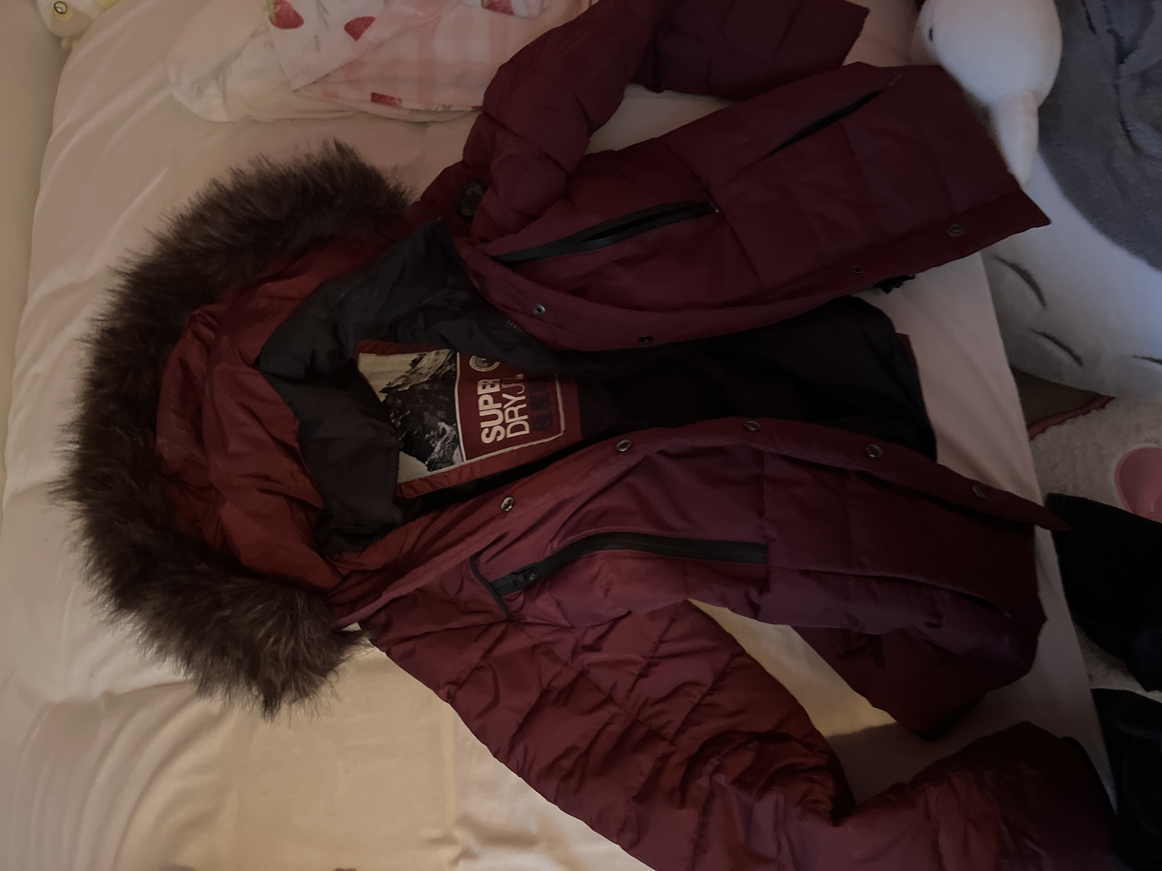 superdry coat product bought at Guild Care for £17.00