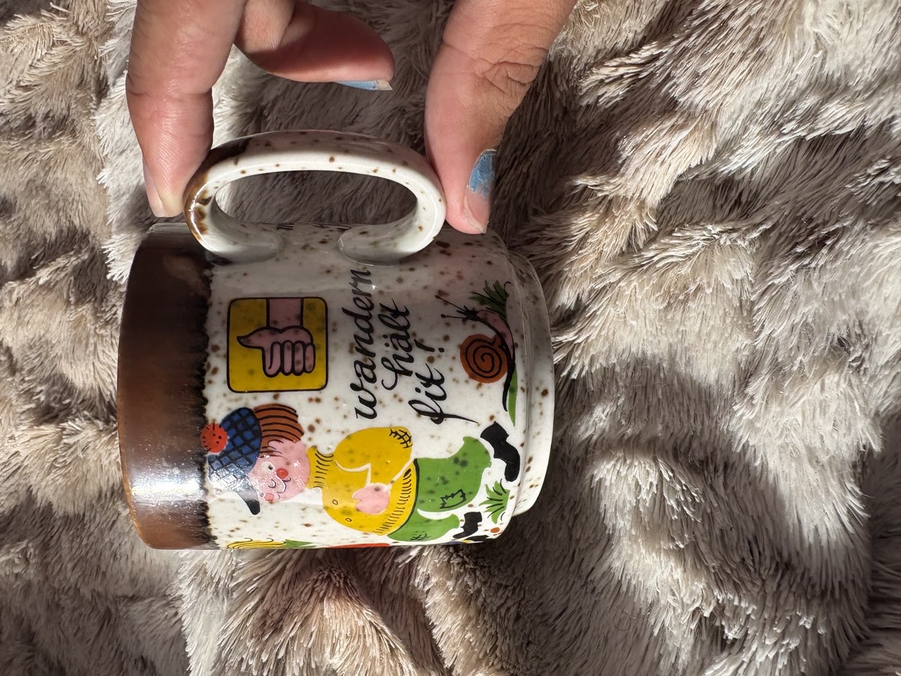 German “Get Fit!” Mug bought at Tenovus Cancer Care for £0.99