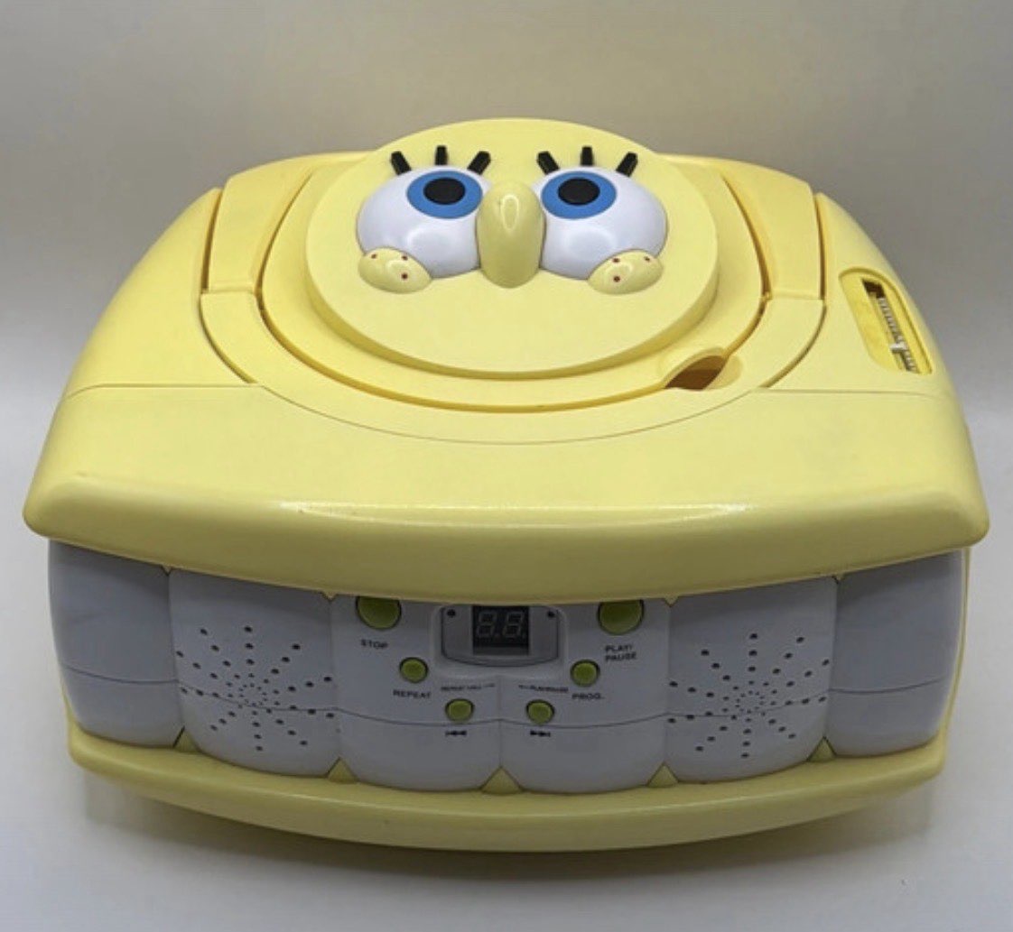 SpongeBob SquarePants Boombox bought at Seaham Car Boot Sale for £2.00