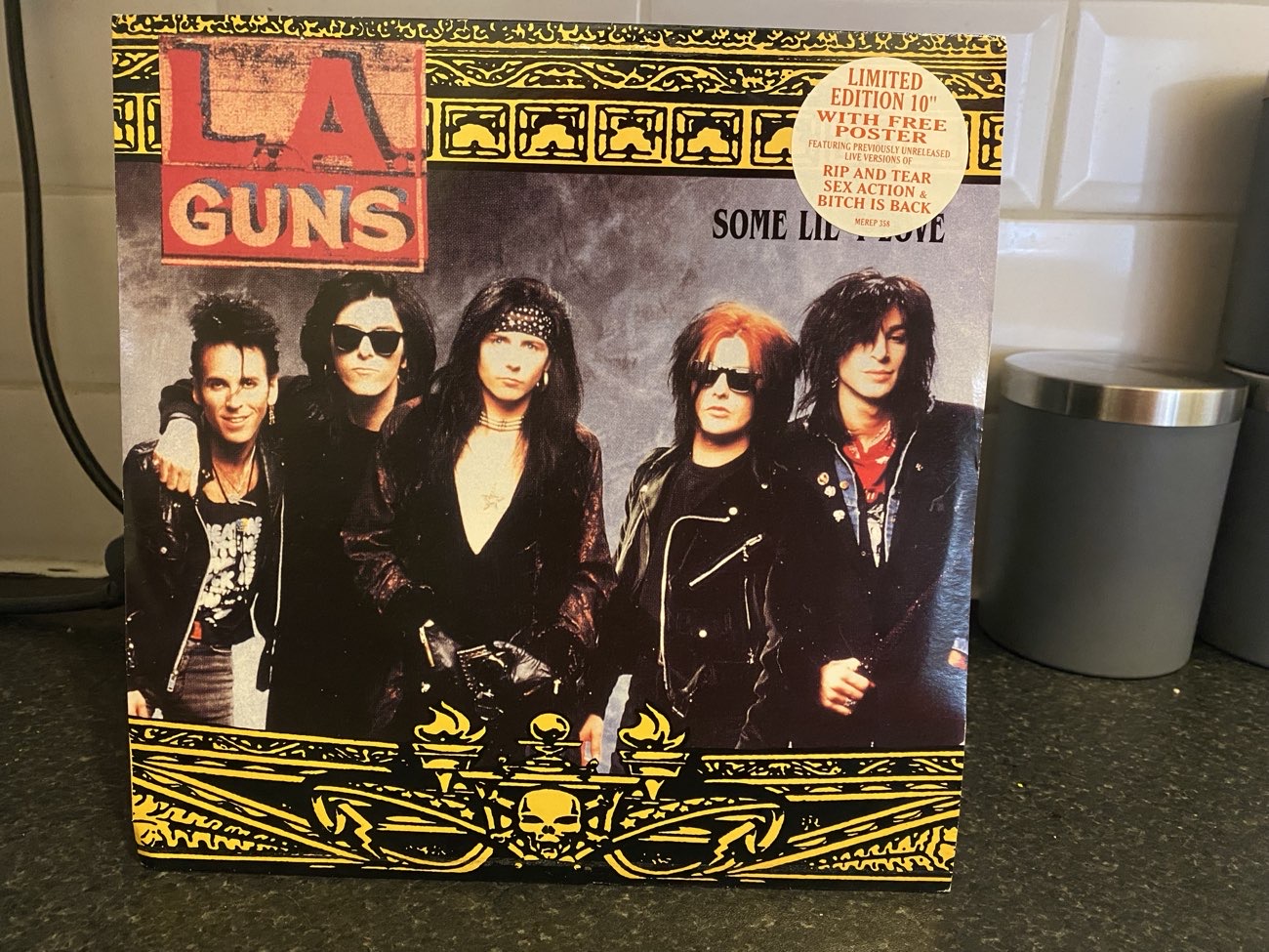 LA Guns - Some Lie For Love 10” Vinyl bought at Cash Converters for £1.50