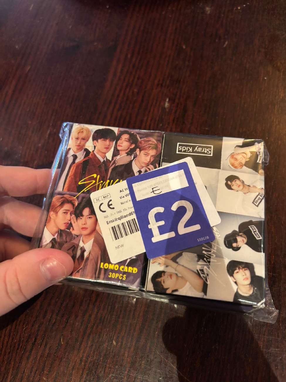 Stray kids cards product bought at British Heart Foundation for £2.00