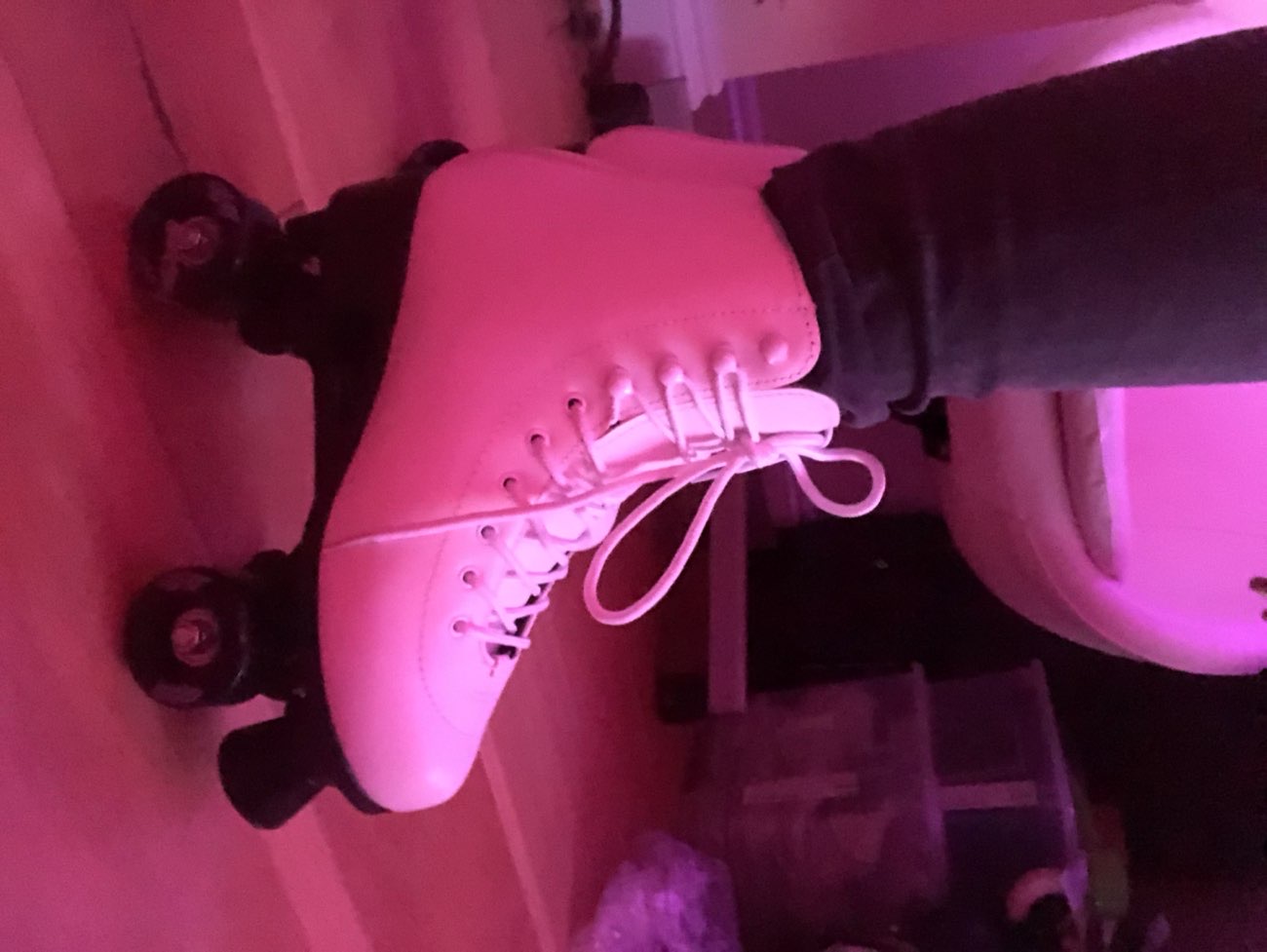 Rollerskates (thrifted Oct 2021) bought at Oxfam for Β£10.00