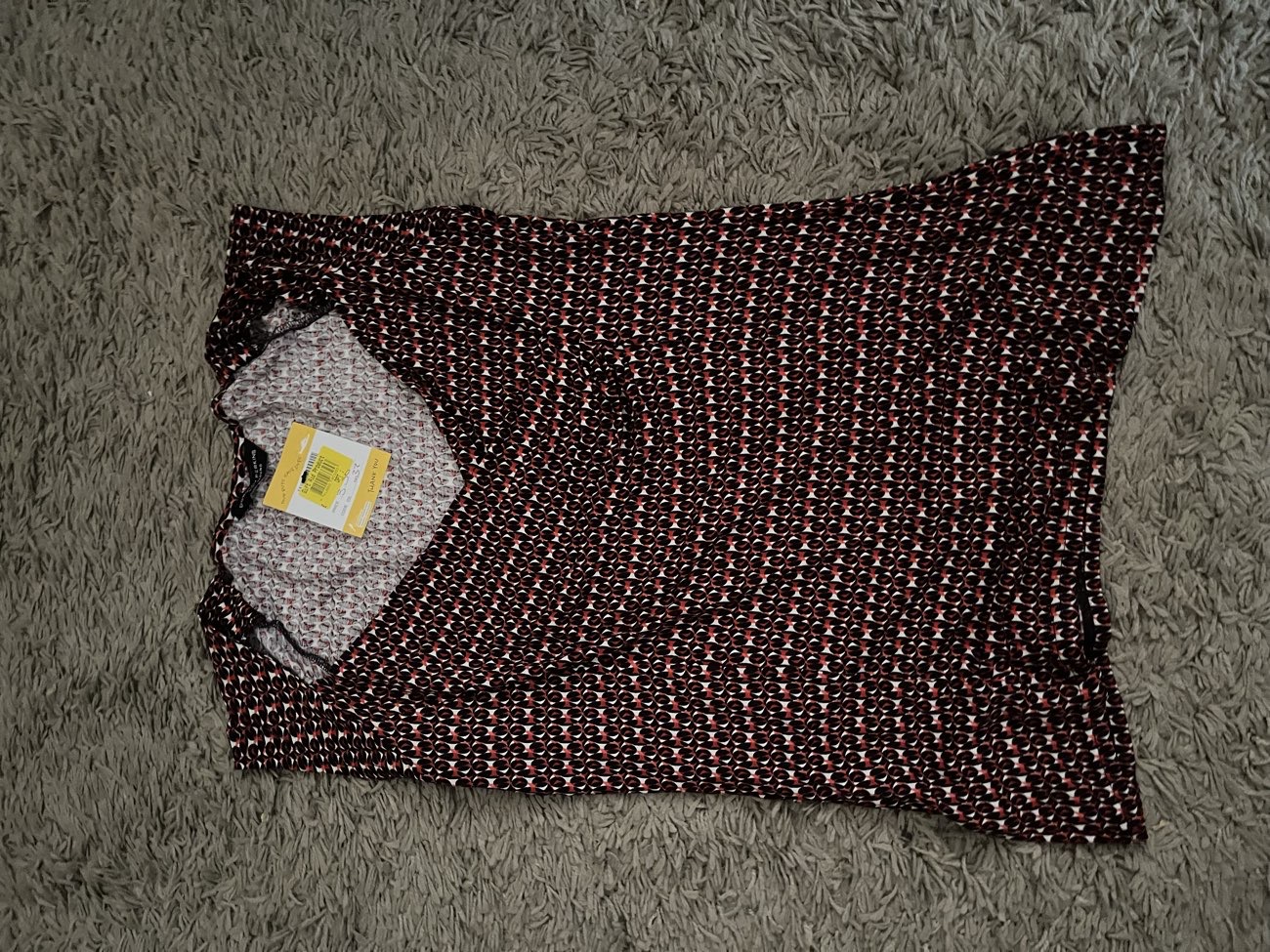 Dorothy Perkins Black & Red Pattern Top! bought at The Air Ambulance Charity Shop for £3.50