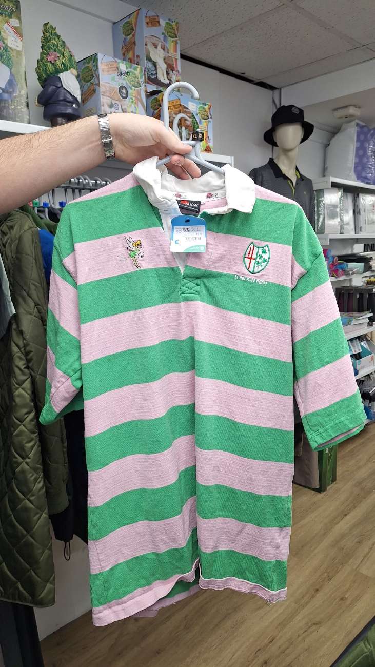Parent's Rugby Shirt 30 years after the team was created! product bought at Sue Ryder for £6.50