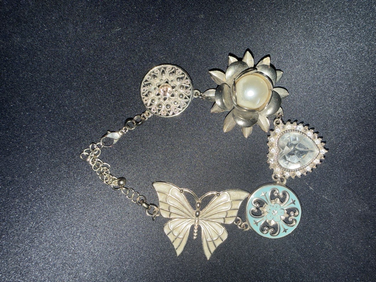 Vintage bracelet - obsessed with the charms and colours product bought at Cancer Research UK for £2.00