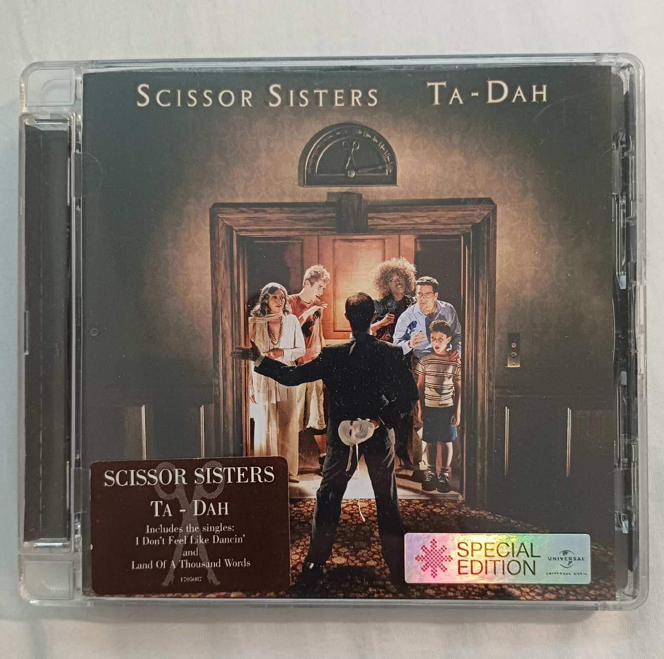 Scissor Sisters Ta-Dah special edition. Case is scratched but disc is in perfect condition x bought at Oxfam Shop for £1.99