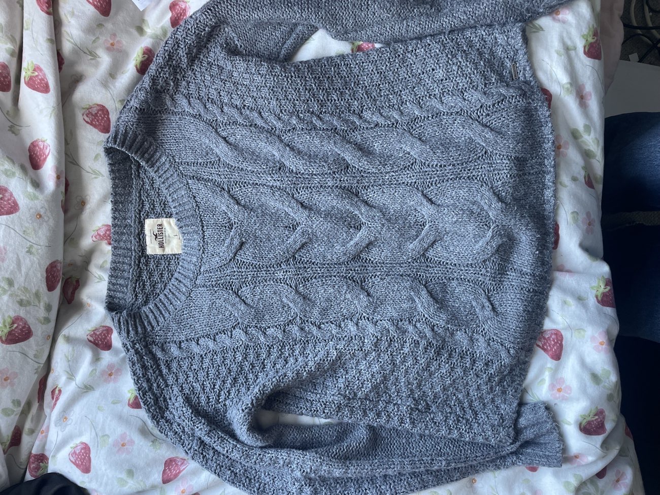 boat neck hollister jumper product bought at Blue Cross charity shop, Weymouth for £6.00