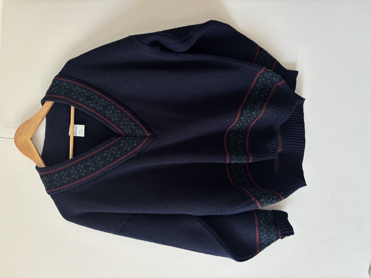 Vintage winter jumper bought at British Heart Foundation for £5.00