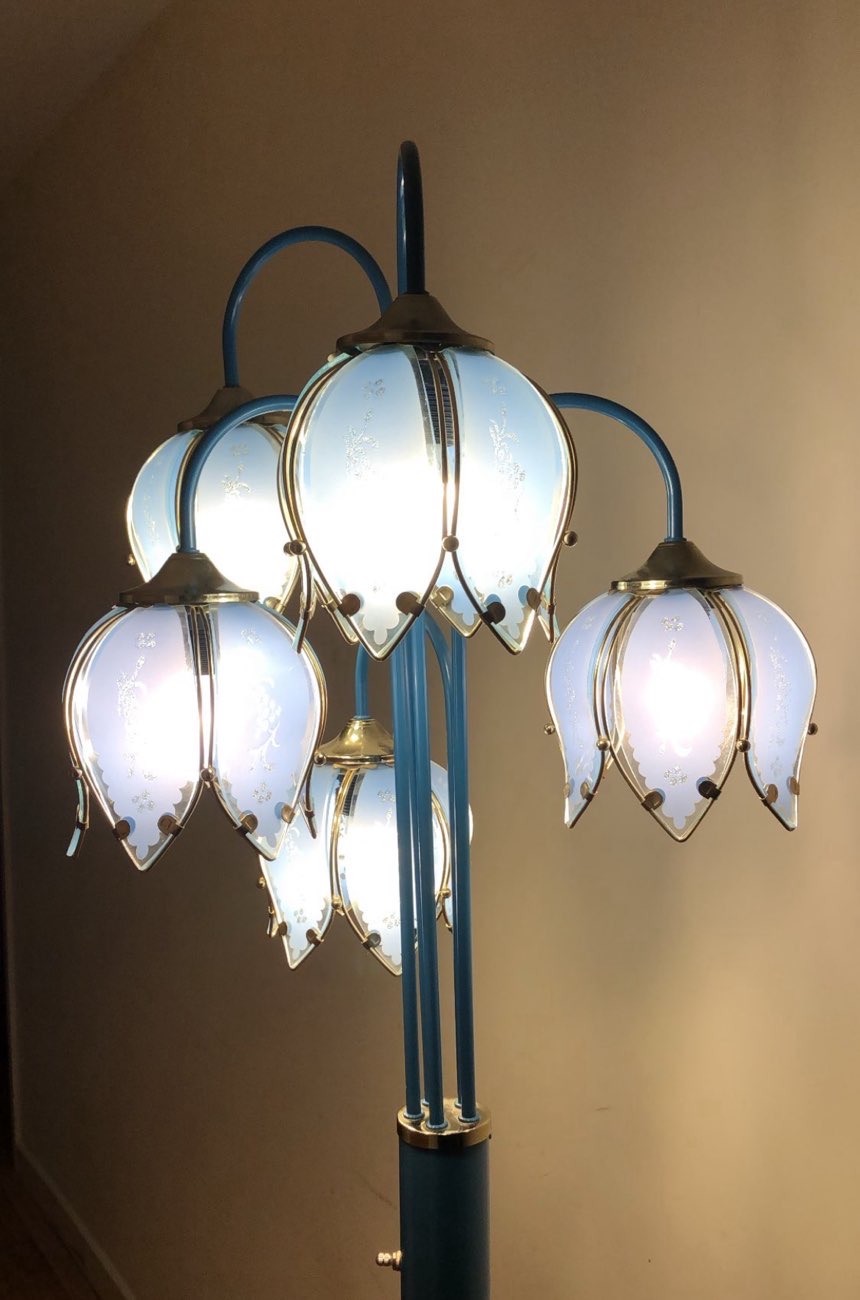 Vintage Lotus Hollywood Lamp bought at Nightingale House Hospice for £45.00