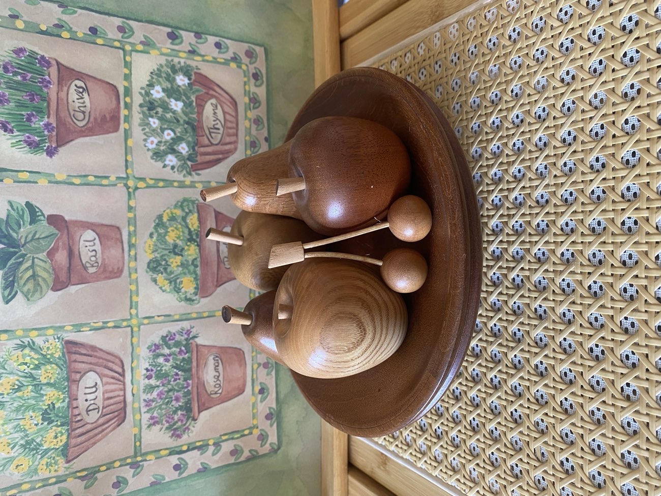 Wooden Fruit Bowl & Fruit Set π product bought at British Red Cross for Β£20.00