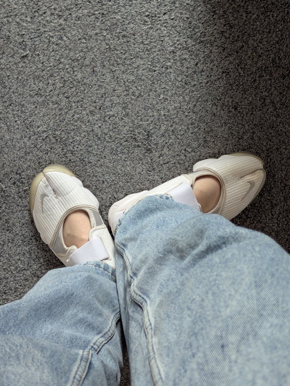 Vintage Nike air tabis bought at Oxfam Shop for £4.00