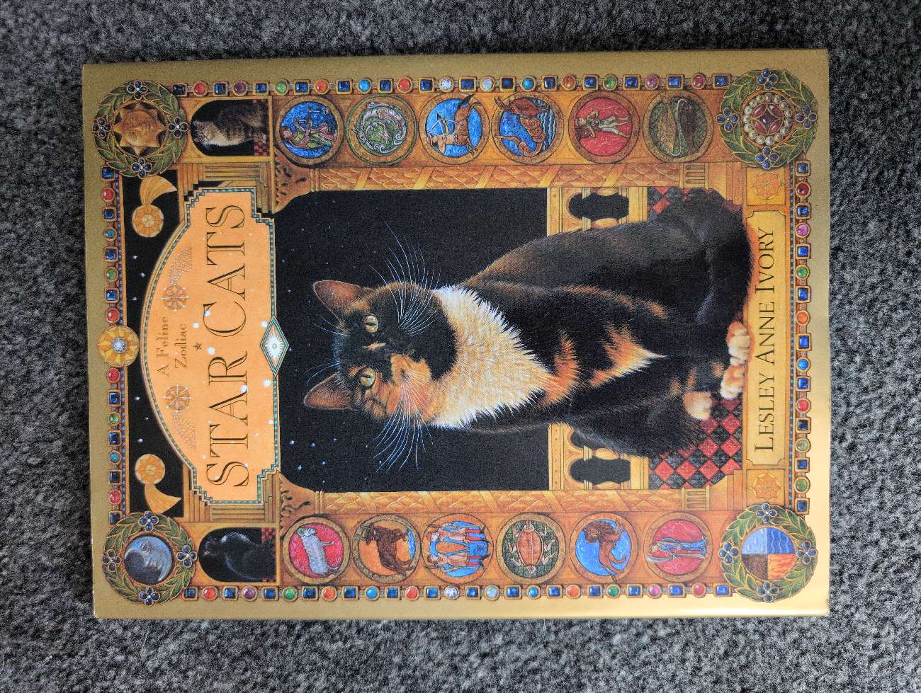Whimsy cat zodiac book bought at Sense Scotland for £1.50