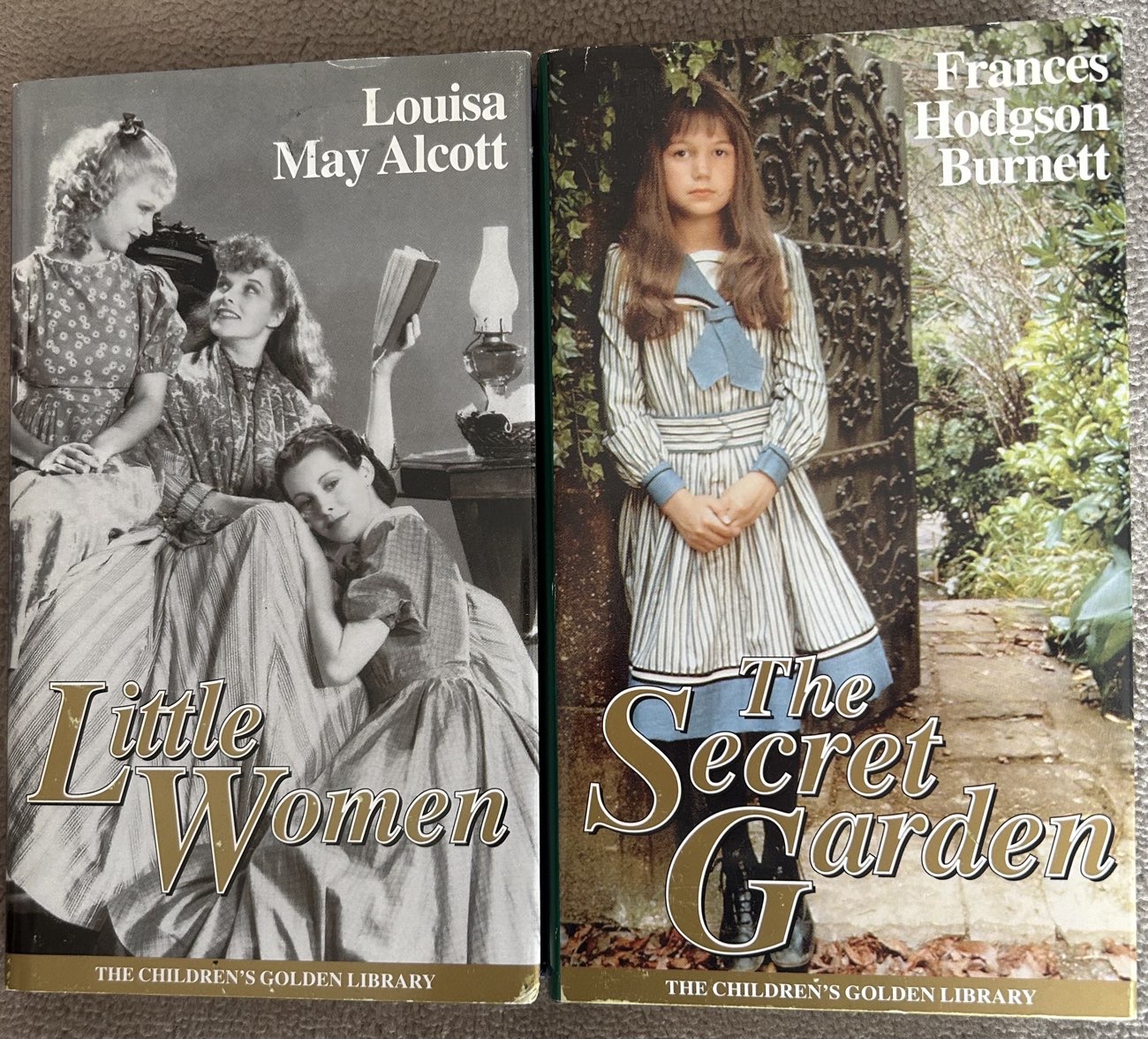 Little Women and The Secret Garden Books bought at Cancer Research UK for Β£2.00