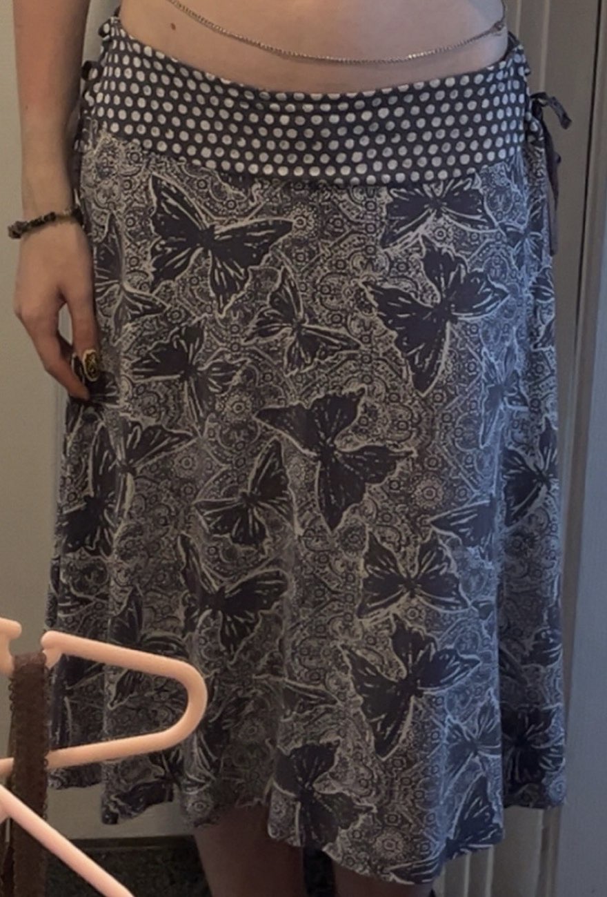 Purple White Face butterfly skirt!~ π€π bought at Cancer Research UK for Β£4.00