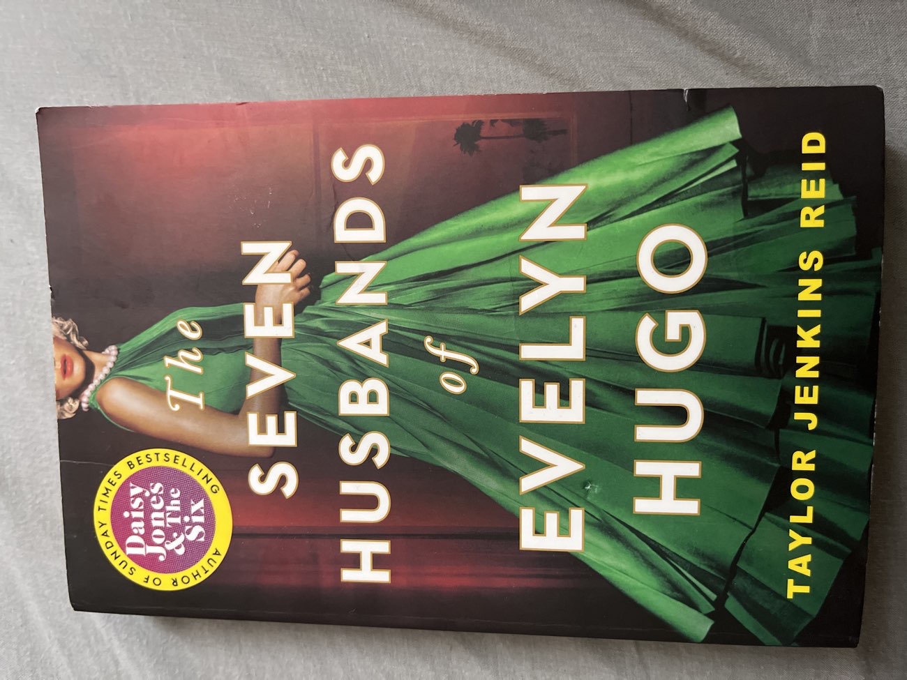 the seven husbands of evelyn hugo book bought at Fara Charity Shop for £1.00