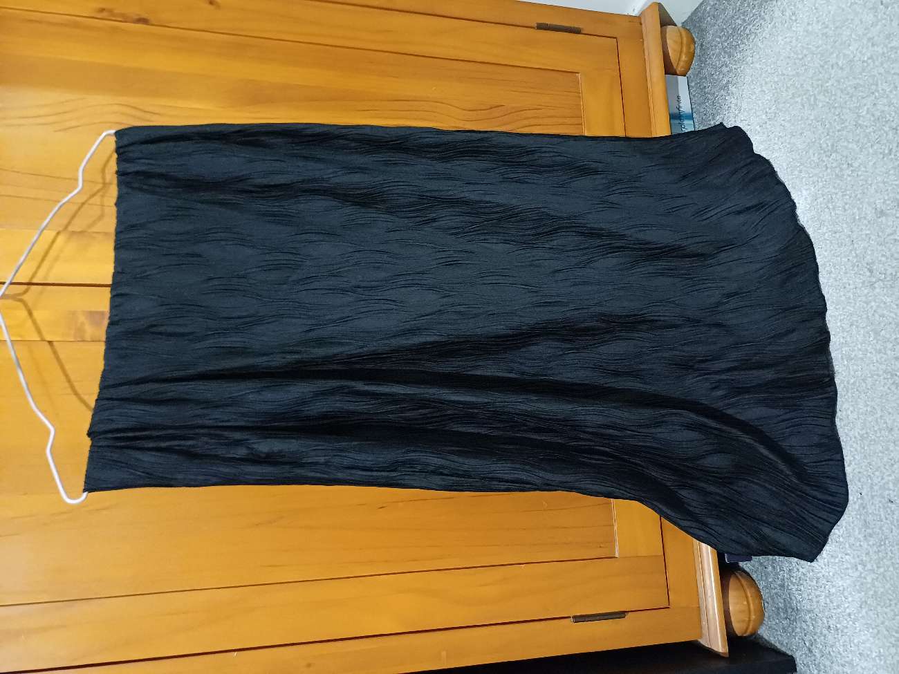 F&F black satin-looking maxi skirt :) bought at Sue Ryder for £2.00