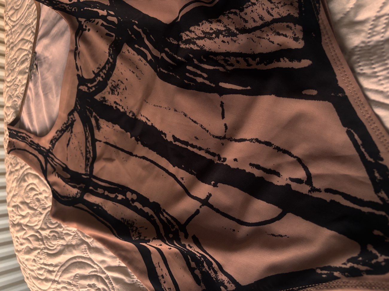 Stunning Corset print top product bought at British Heart Foundation Home Store for £2.00