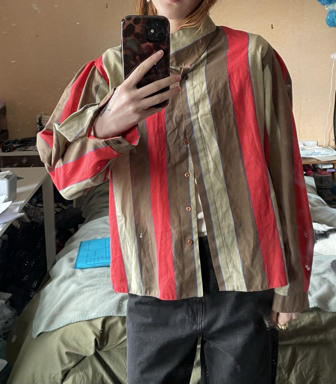 Vintage shirt bought at Swipe Vintage x Bradford Kilo Sale for £2.50