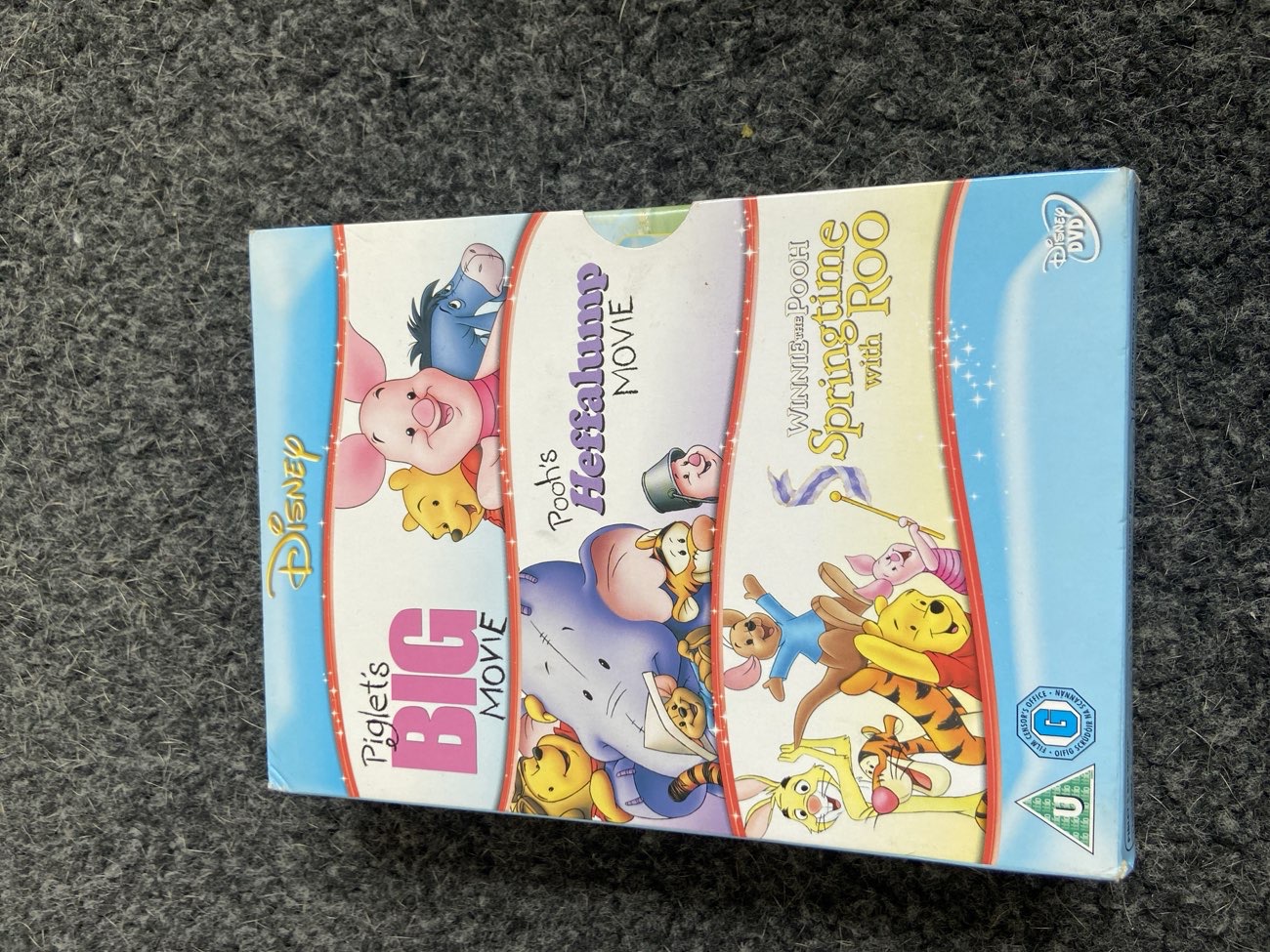 Winnie The Pooh 3x Movie Box Set bought at Furnace End Market and Car Boot Sale for £1.50